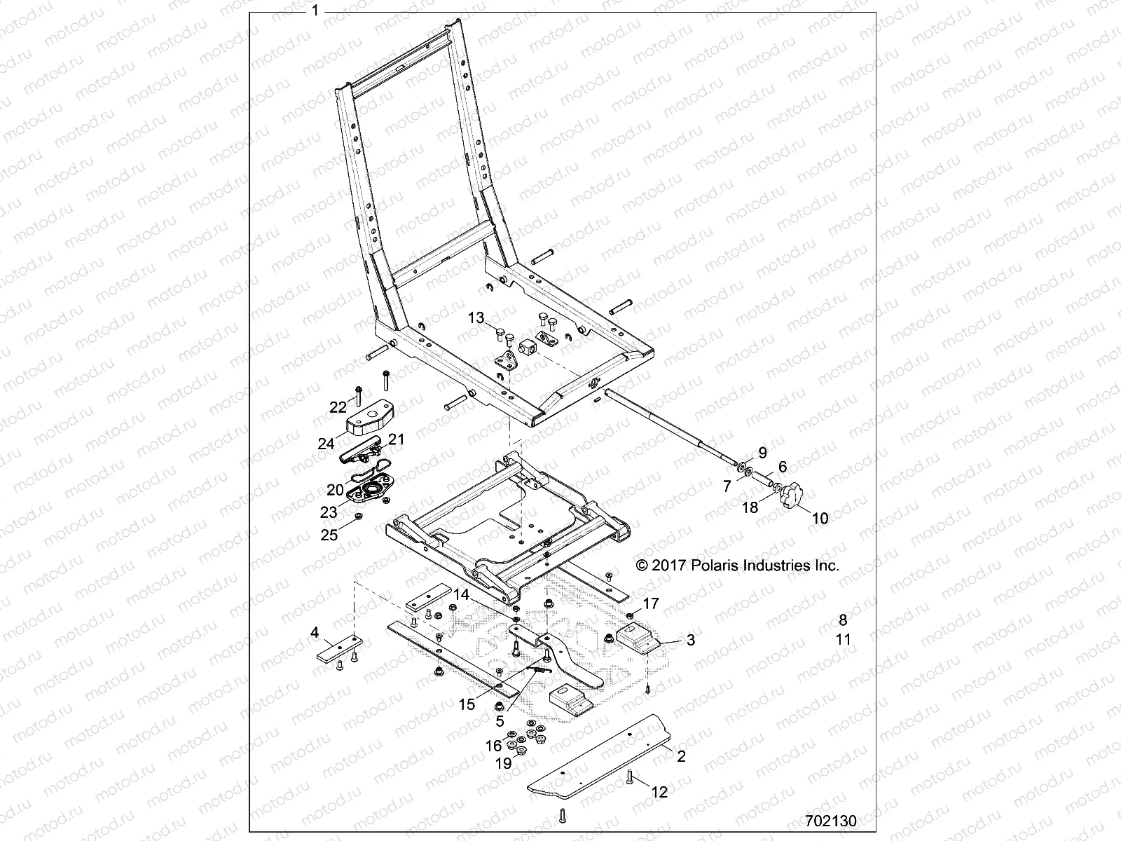 BODY | BODY, SEAT BASE ADJUSTER - Z18VDS92C2/CU (702130)