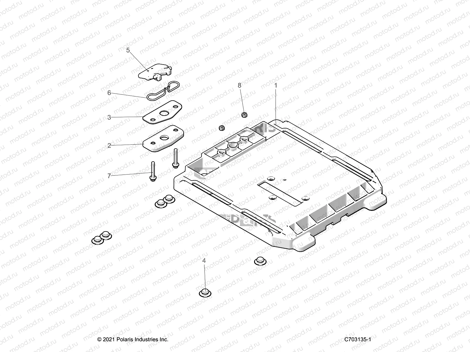 BODY | BODY, SEAT BASE - Z23ASS99C4 (C703135-1)