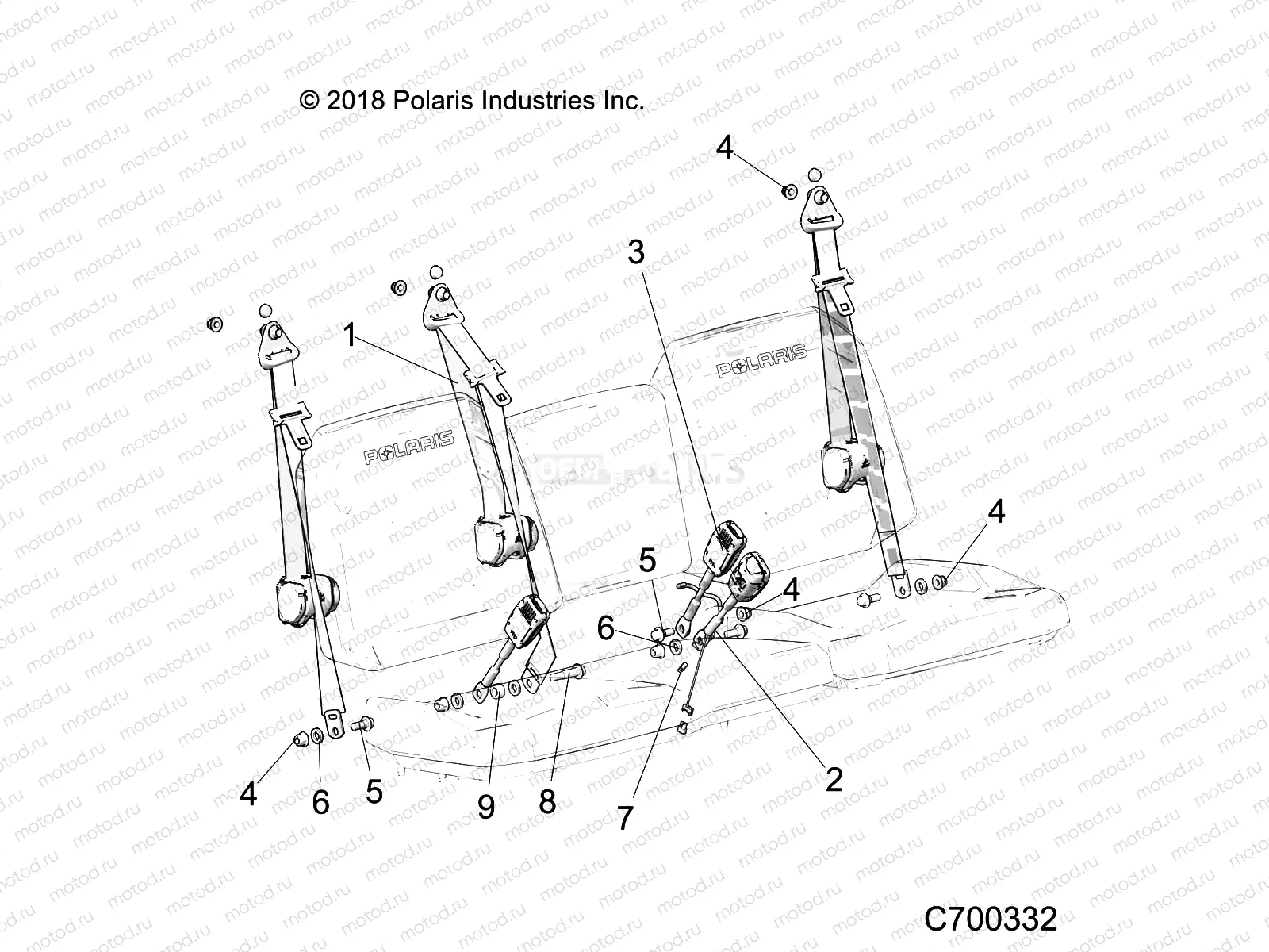 BODY | BODY, SEAT BELT AND MOUNTING - R21RRE99JA (C700332)