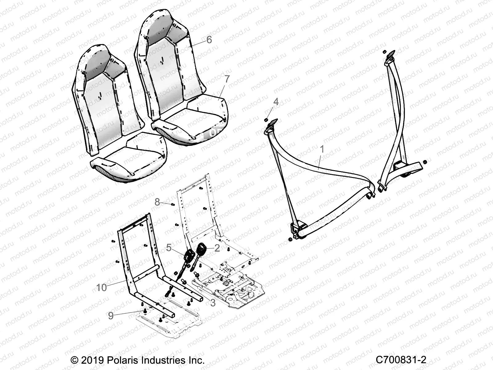 BODY | BODY, SEAT BELT AND MOUNTING - Z20ASS99C2/CH (C700831-2)