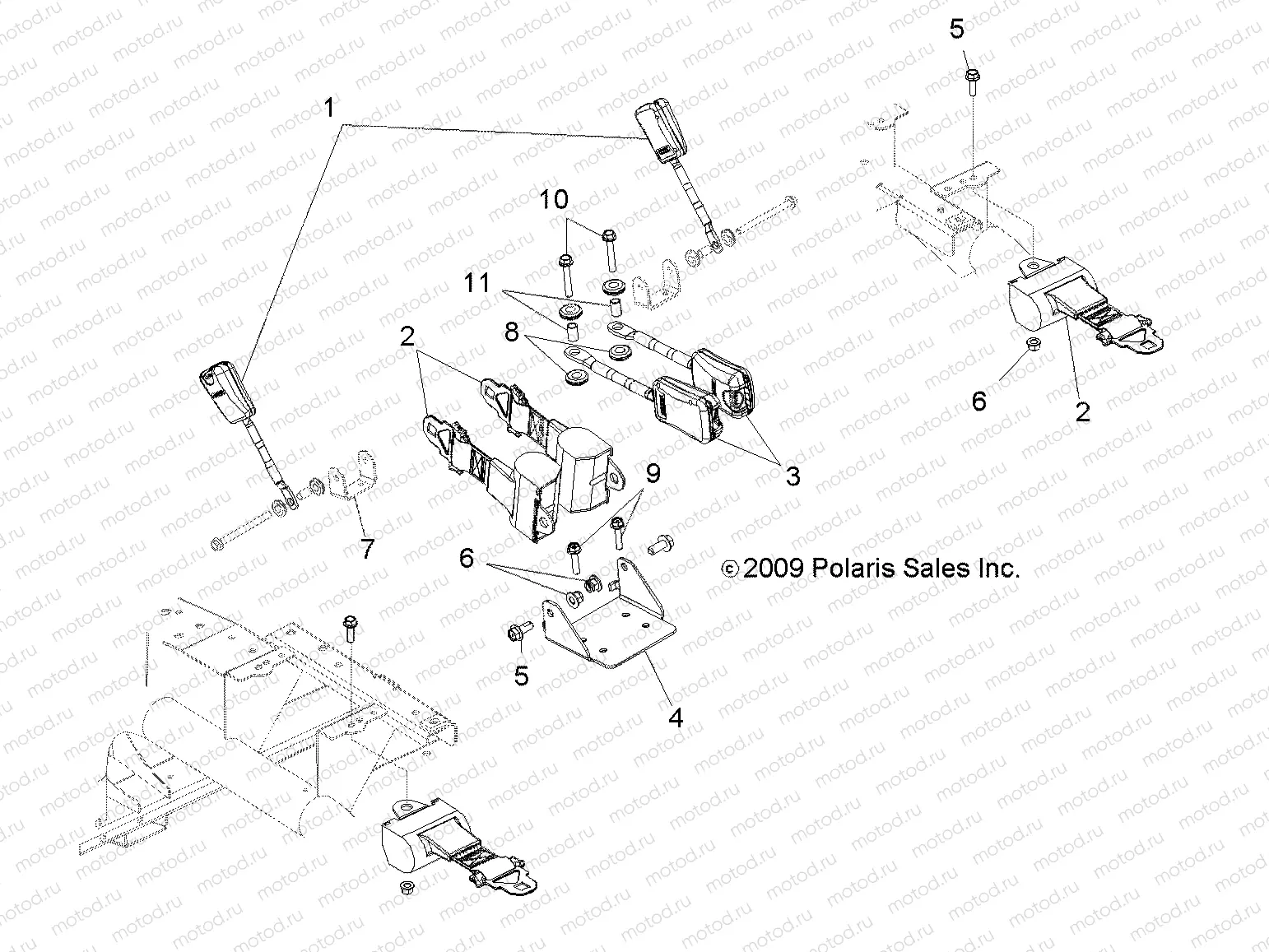 BODY | BODY, SEAT BELT - L10AA08PA/PB/PC (49LEVBELT10BSTN)
