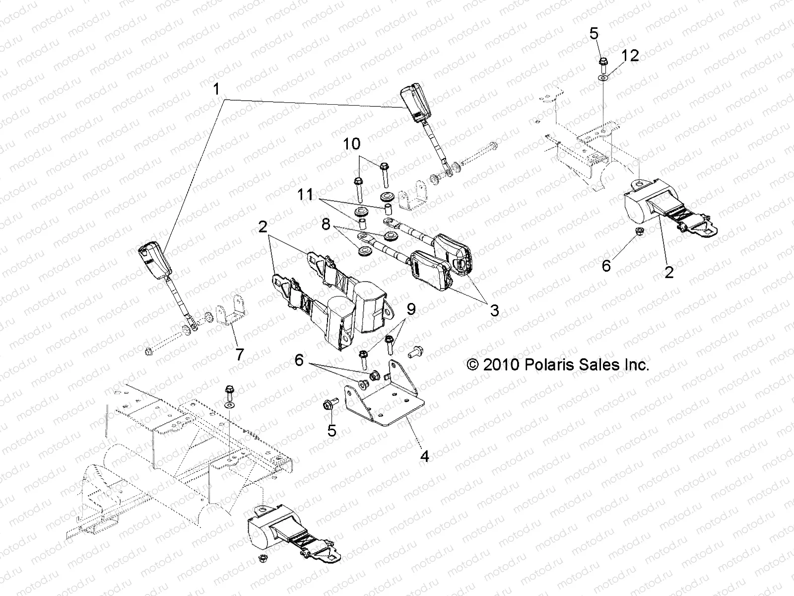 BODY | BODY, SEAT BELT - L11AB08LA/LB/LC/AA08PA/PB/PC (49LEVBELT11BRZ)