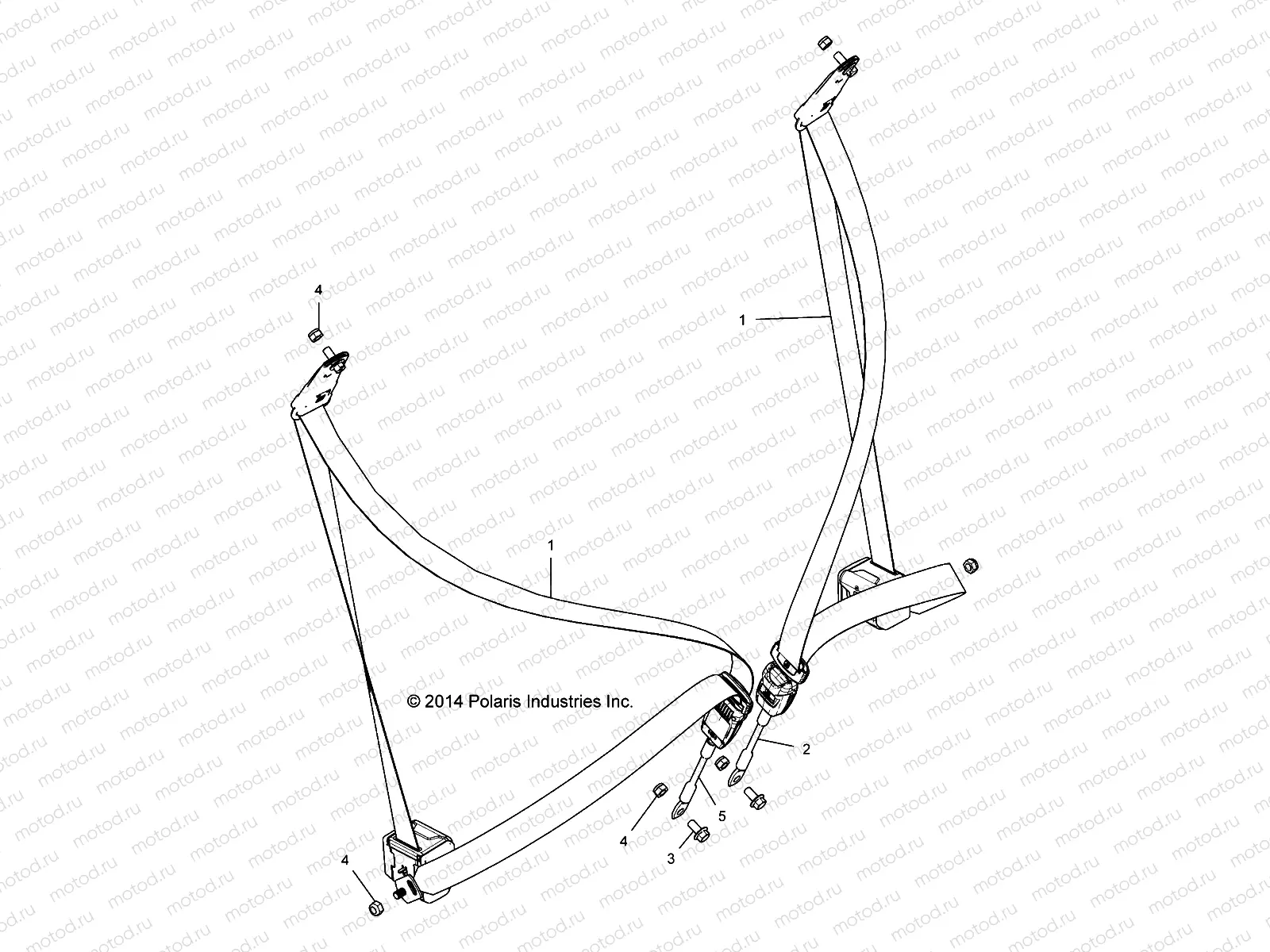 BODY | BODY, SEAT BELT MOUNTING - Z15VDE99FV (49RGRSB15Z90050)