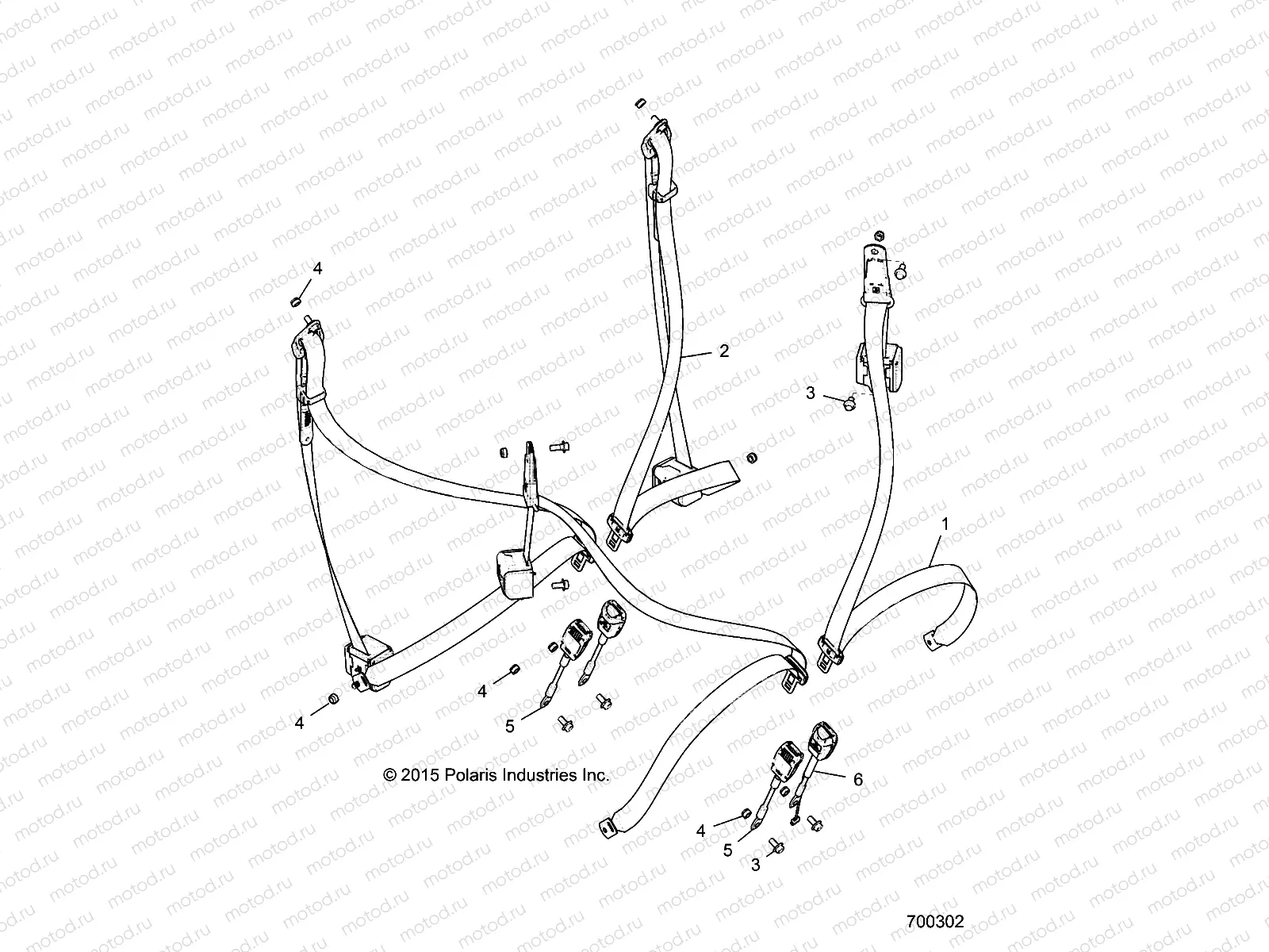 BODY | BODY, SEAT BELT MOUNTING - Z17VFE92NG/NK/NM (700302)
