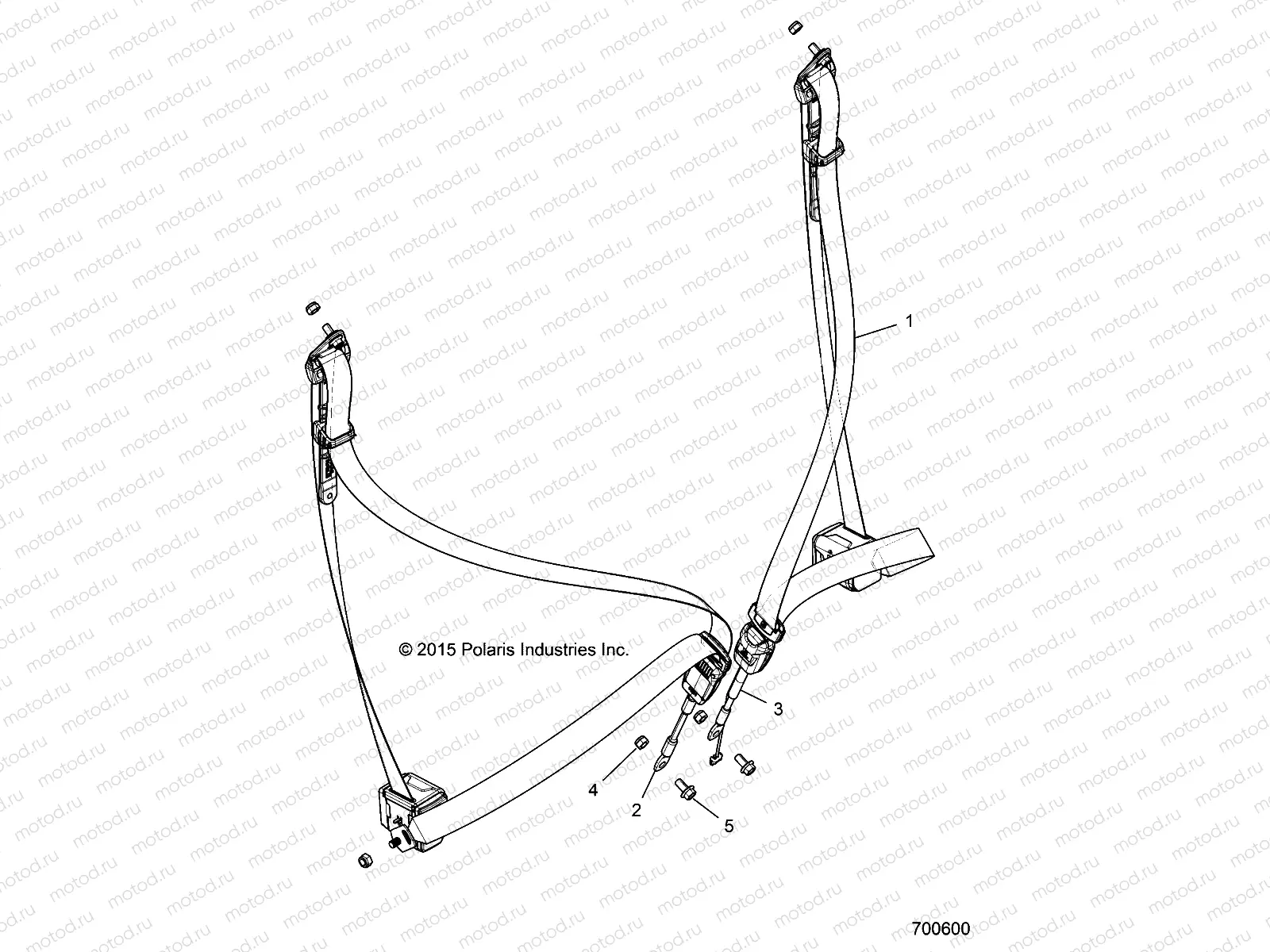 BODY | BODY, SEAT BELT MOUNTING - Z18VDE92LS (700600)