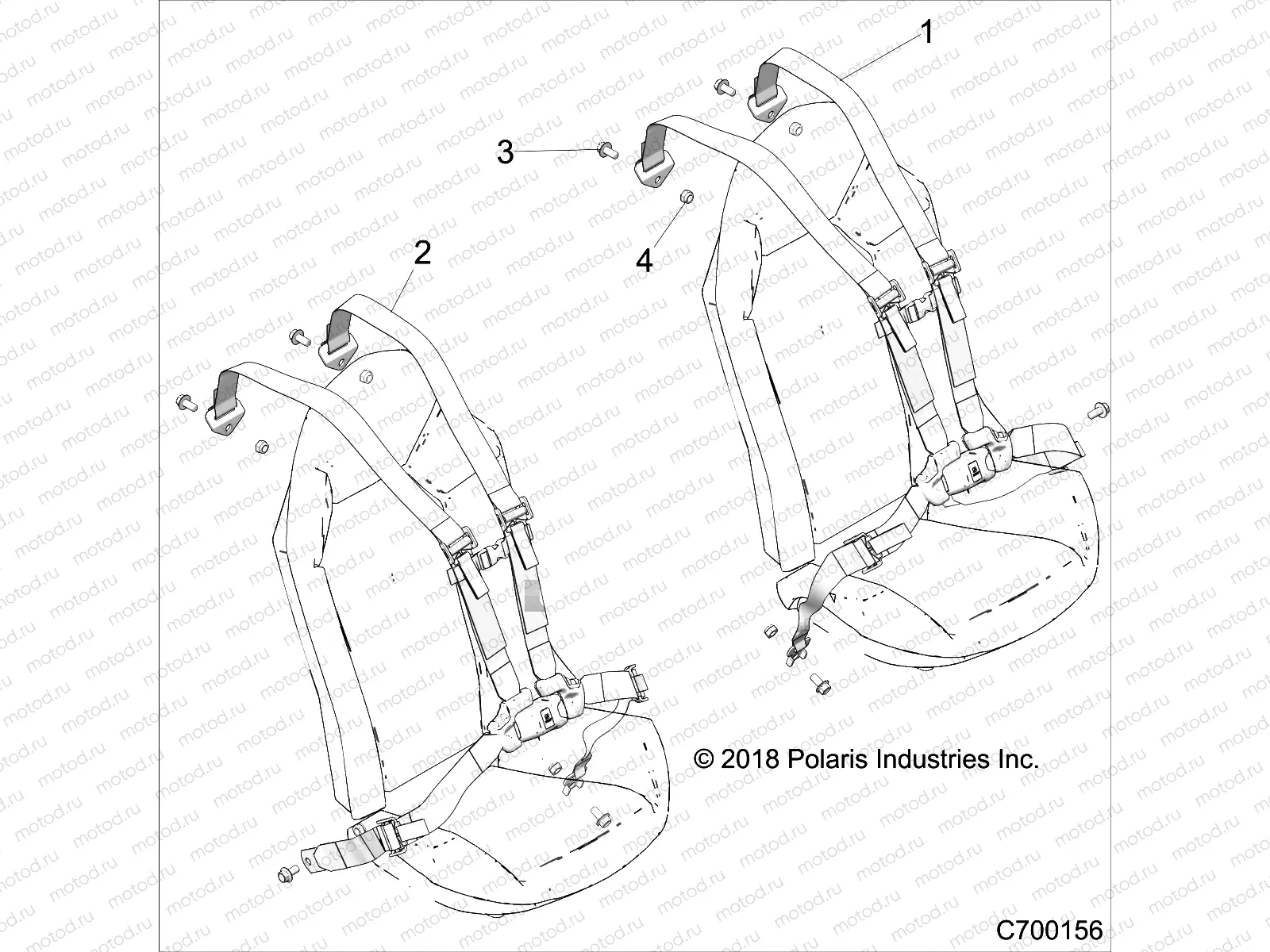 BODY | BODY, SEAT BELT MOUNTING - Z18VEL92BK/BR/LK (C700156)