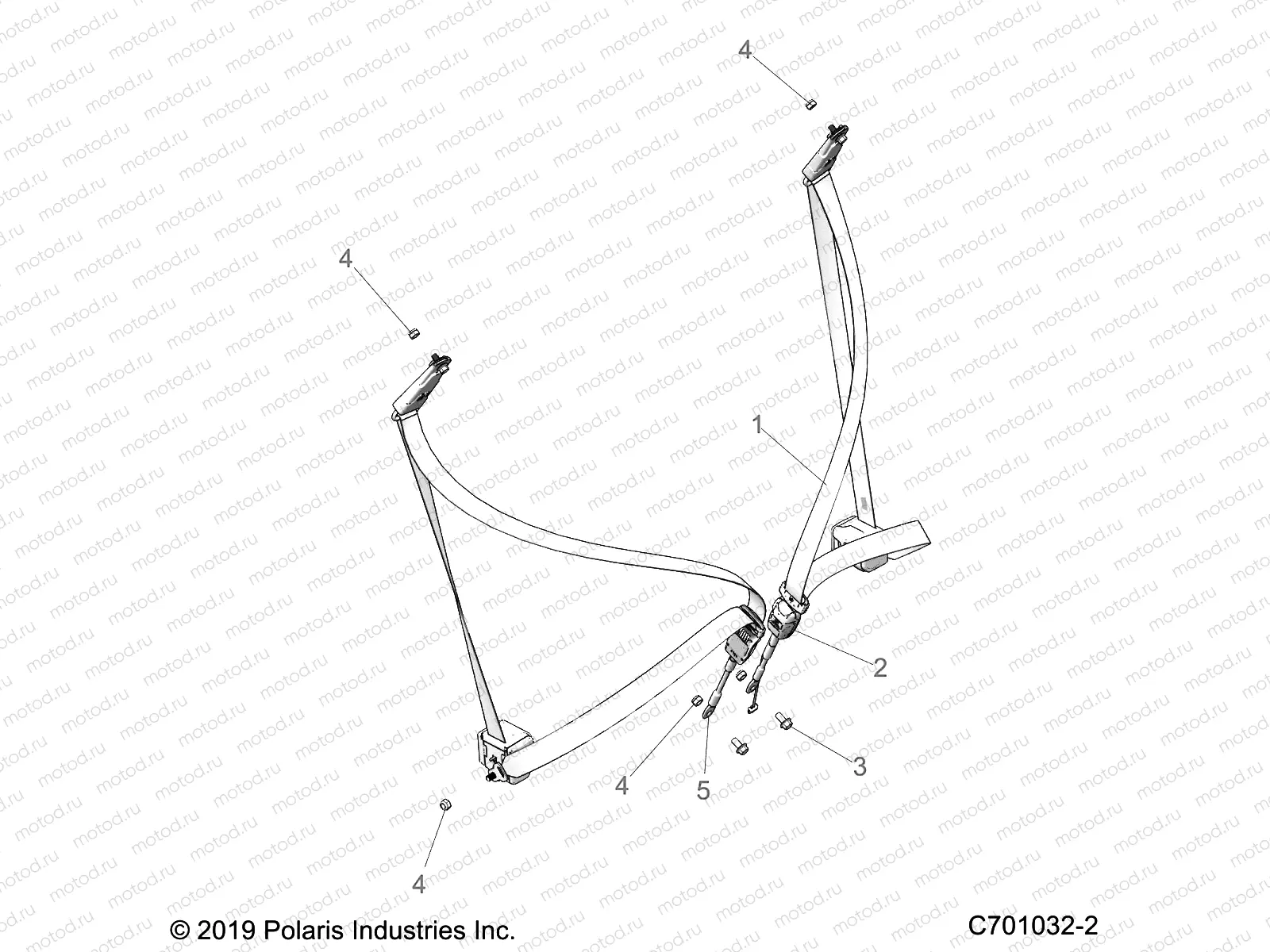 BODY | BODY, SEAT BELT MOUNTING - Z22ASA87A2(C701032-2)