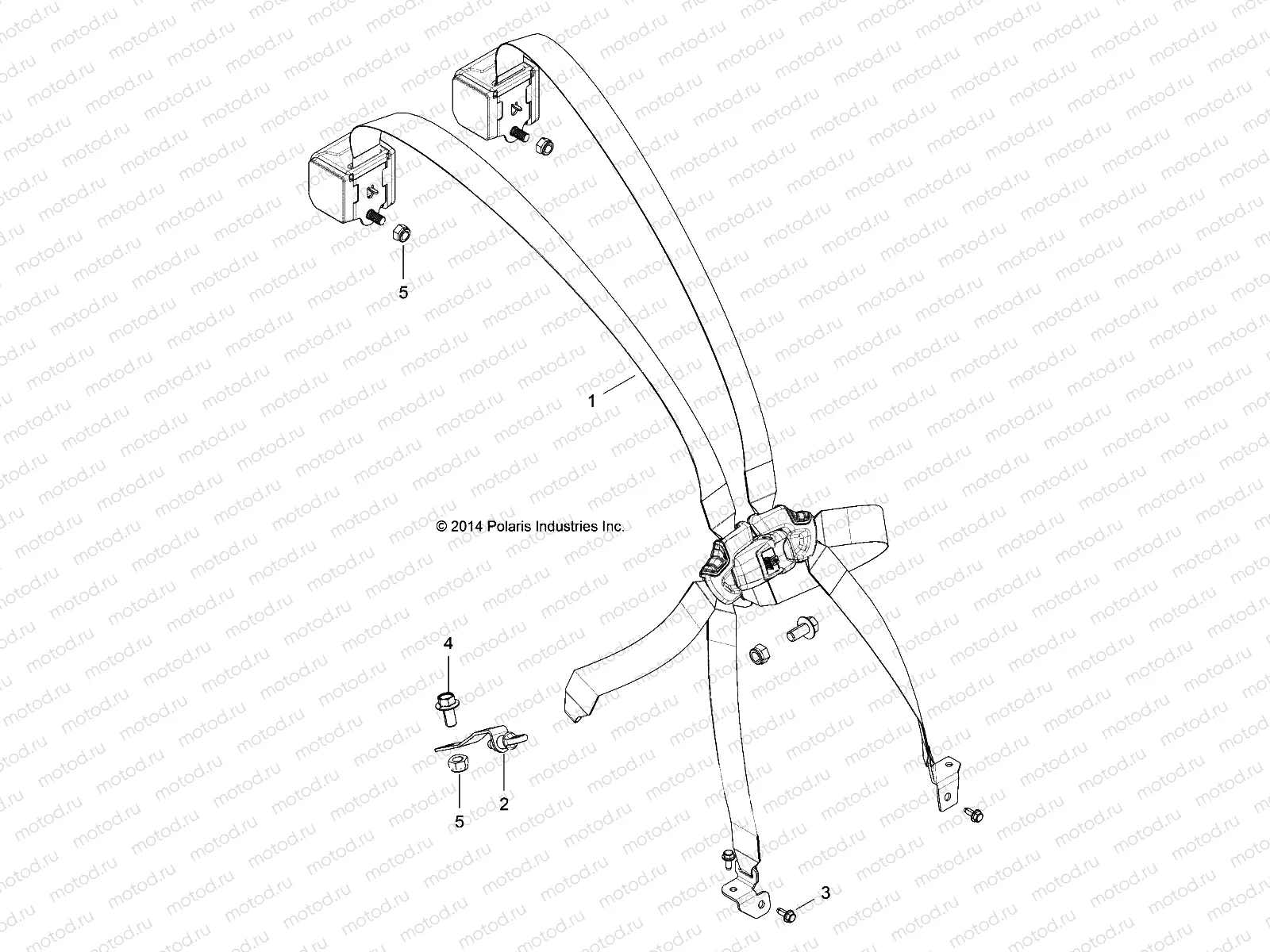 BODY | BODY, SEAT BELTS - Z15VDE99AA/AU (49RGRSB151000AA)