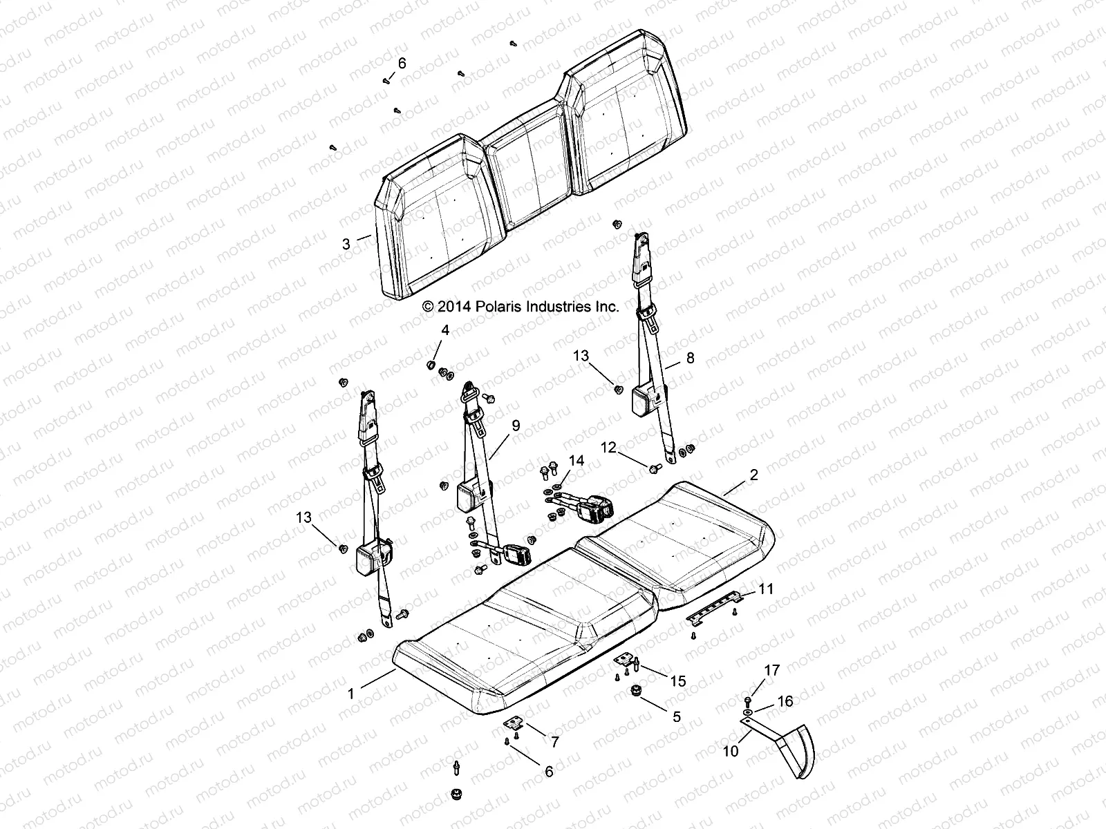BODY | BODY, SEAT - D141D9JDJ/2D9JDJ (49BRUTUSSEAT141D2D)