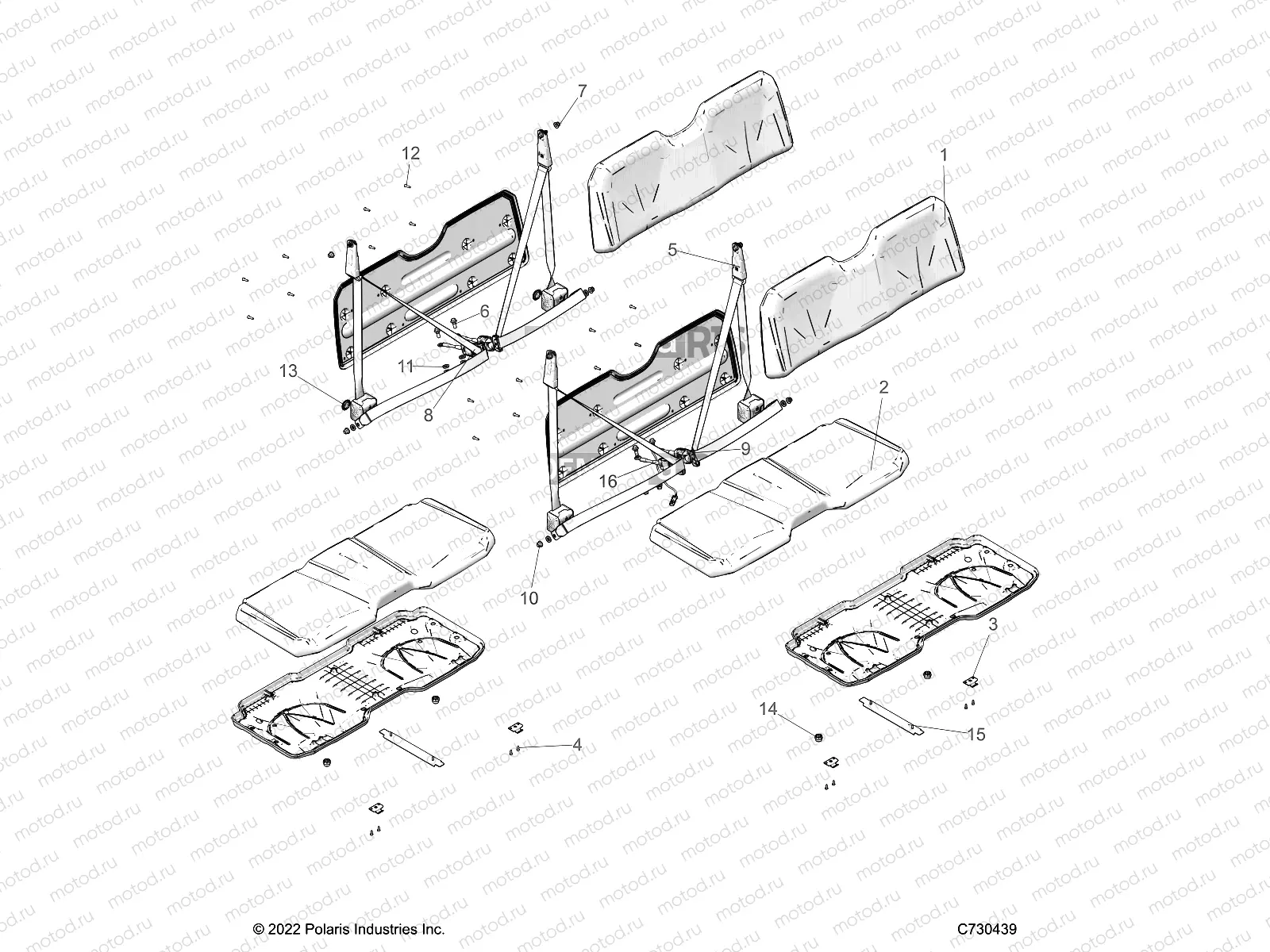 BODY | BODY, SEAT - D22M4A57B4/G57B4 (C730439)