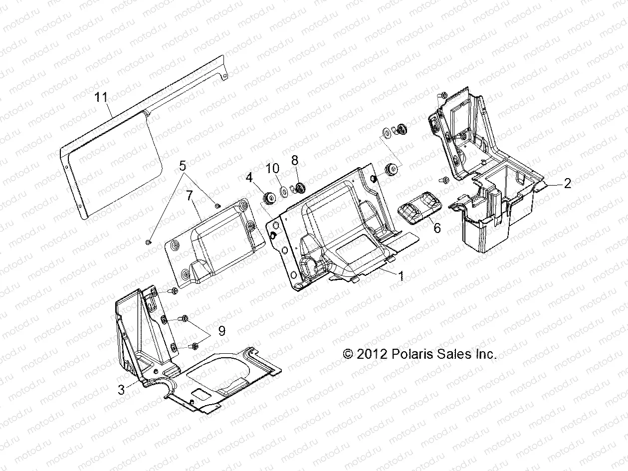 BODY | BODY, SEAT DIVIDER - R12JT87AB/AD/AS/AW/9EAW (49RGRSEATDVD12RZR900)