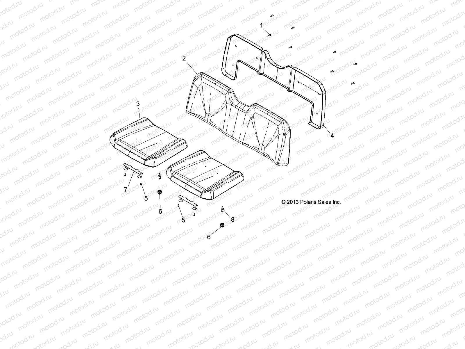 BODY | BODY, SEAT - L18U2NAEFA/EMA/FLA (49RGRSEAT14EM)