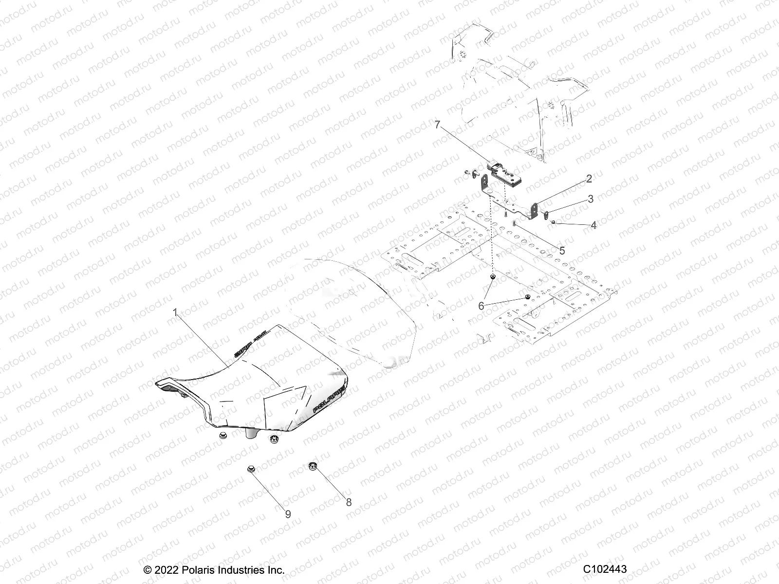 BODY | BODY, SEAT, OPERATOR - A23SWE57F1/S57C1/C2 (C102443)