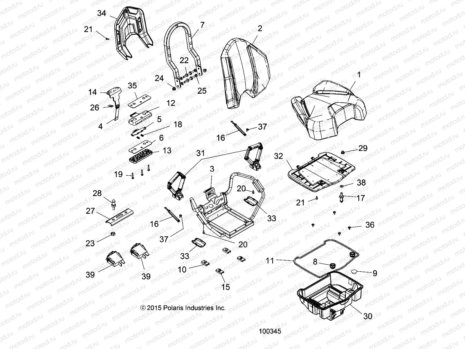 BODY | BODY, SEAT, PASSENGER - A16SYE95NK