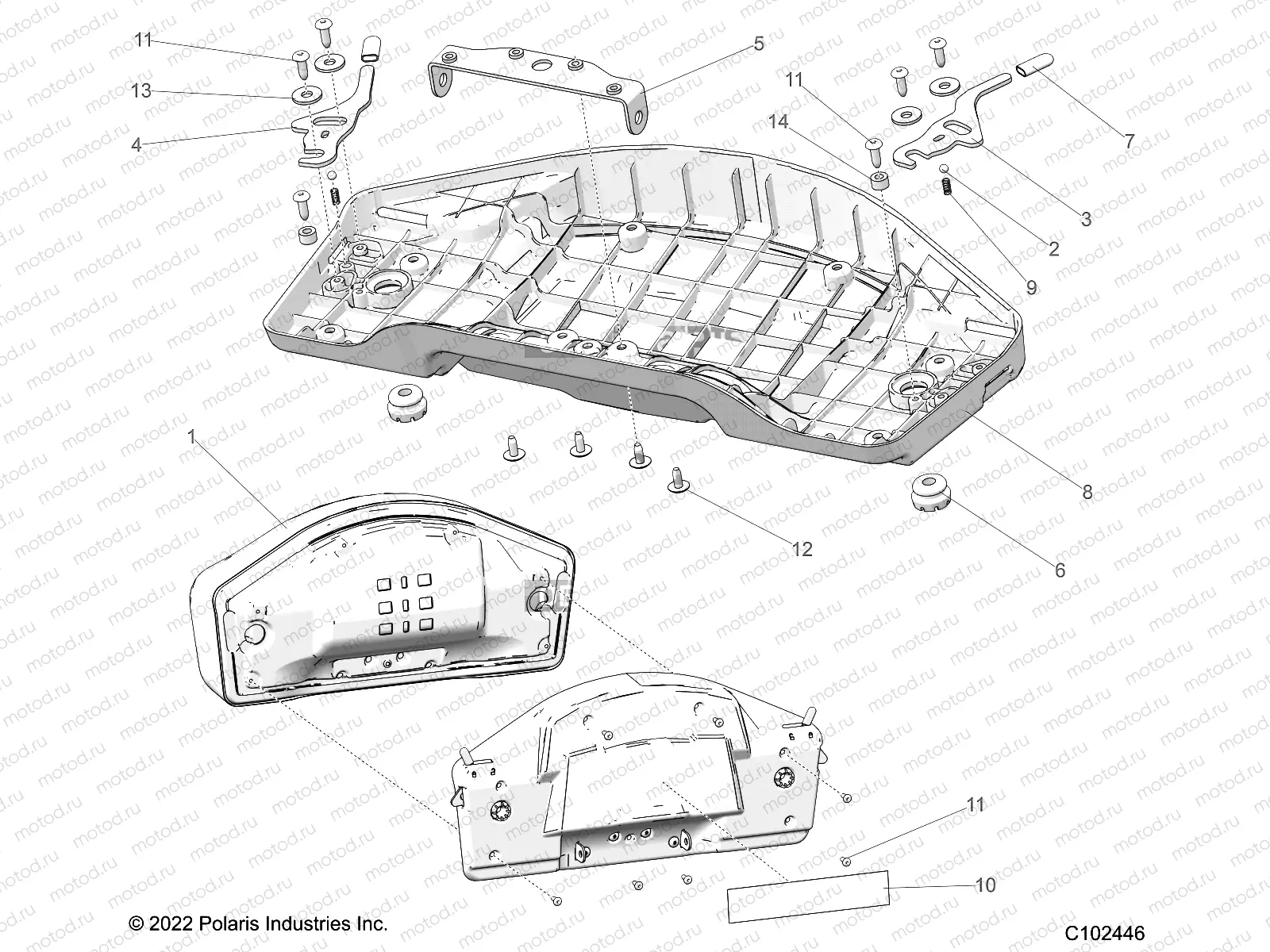 BODY | BODY, SEAT, PASSENGER, BOTTOM - A23SWE57F1/S57C1/C2 (C102446)