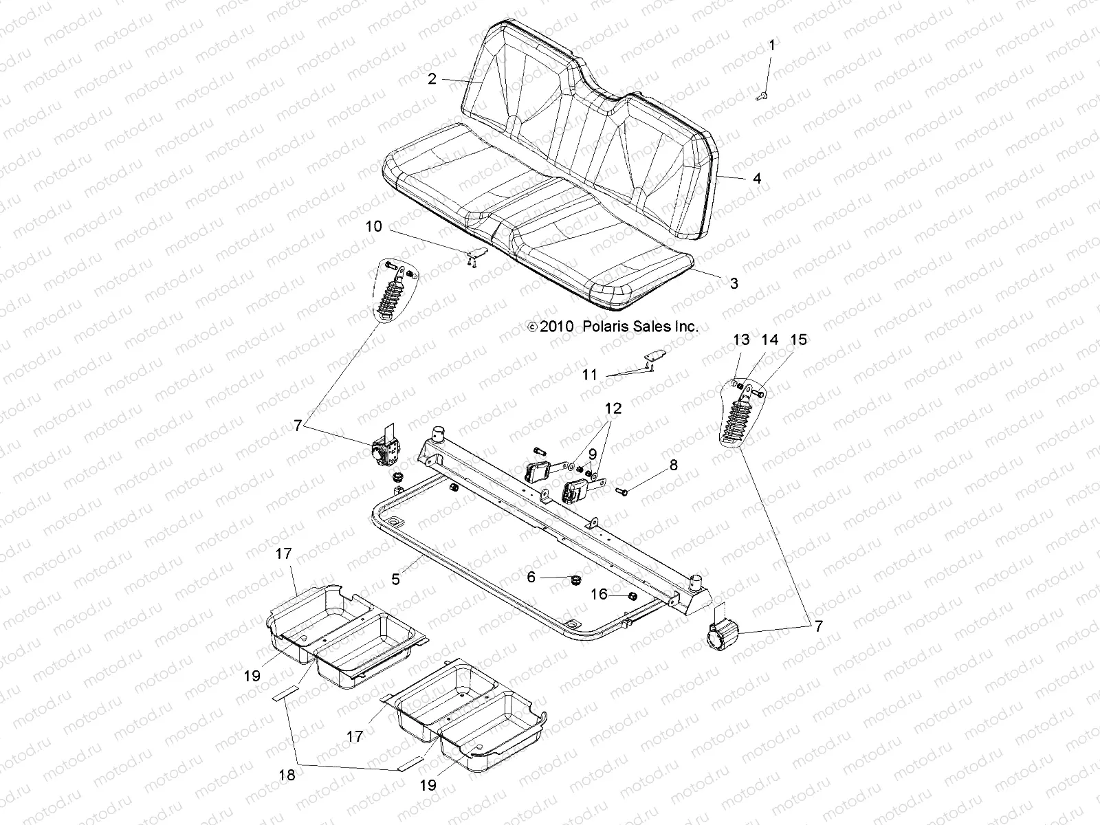 BODY | BODY, SEAT - R11RC08LG (49RGRSEAT11EV)