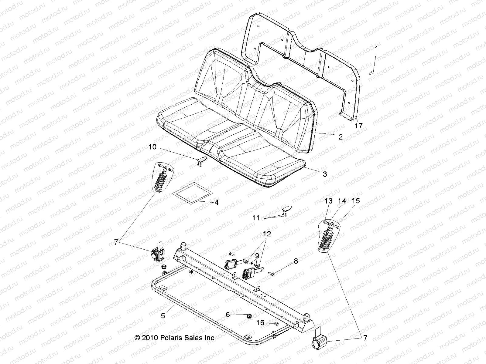 BODY | BODY, SEAT - R11RH50AG/AH/AR (49RGRSEAT10)