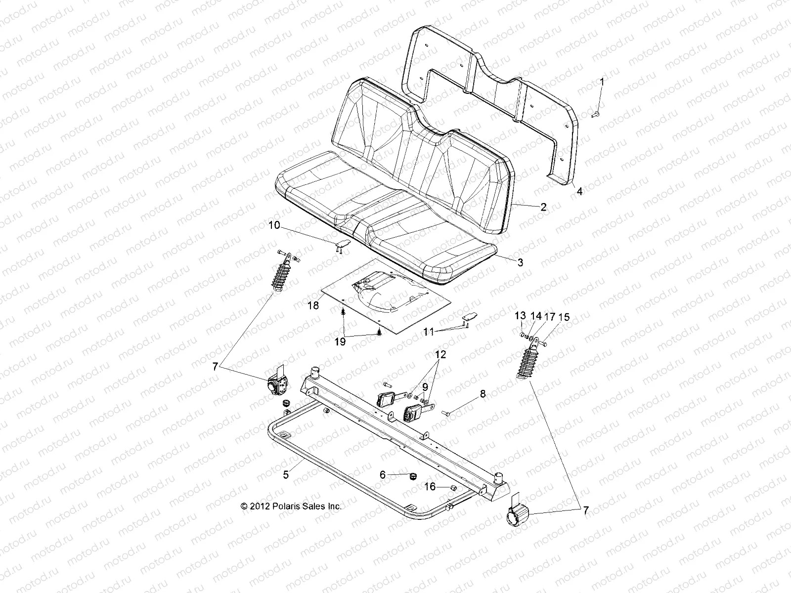 BODY | BODY, SEAT - R13RH76AG/AH/AN (49RGRSEAT13800MID)