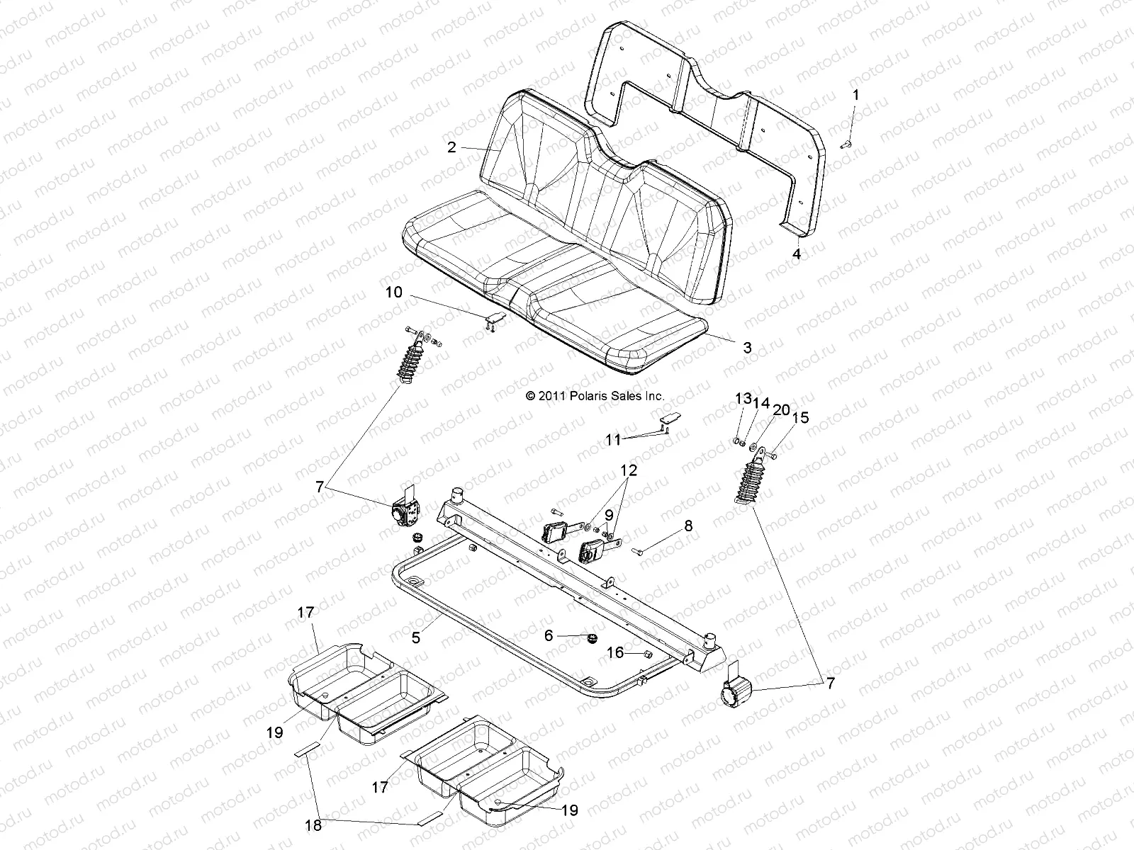 BODY | BODY, SEAT - R14RC08GC/GJ/FJ (49RGRSEAT12EV)