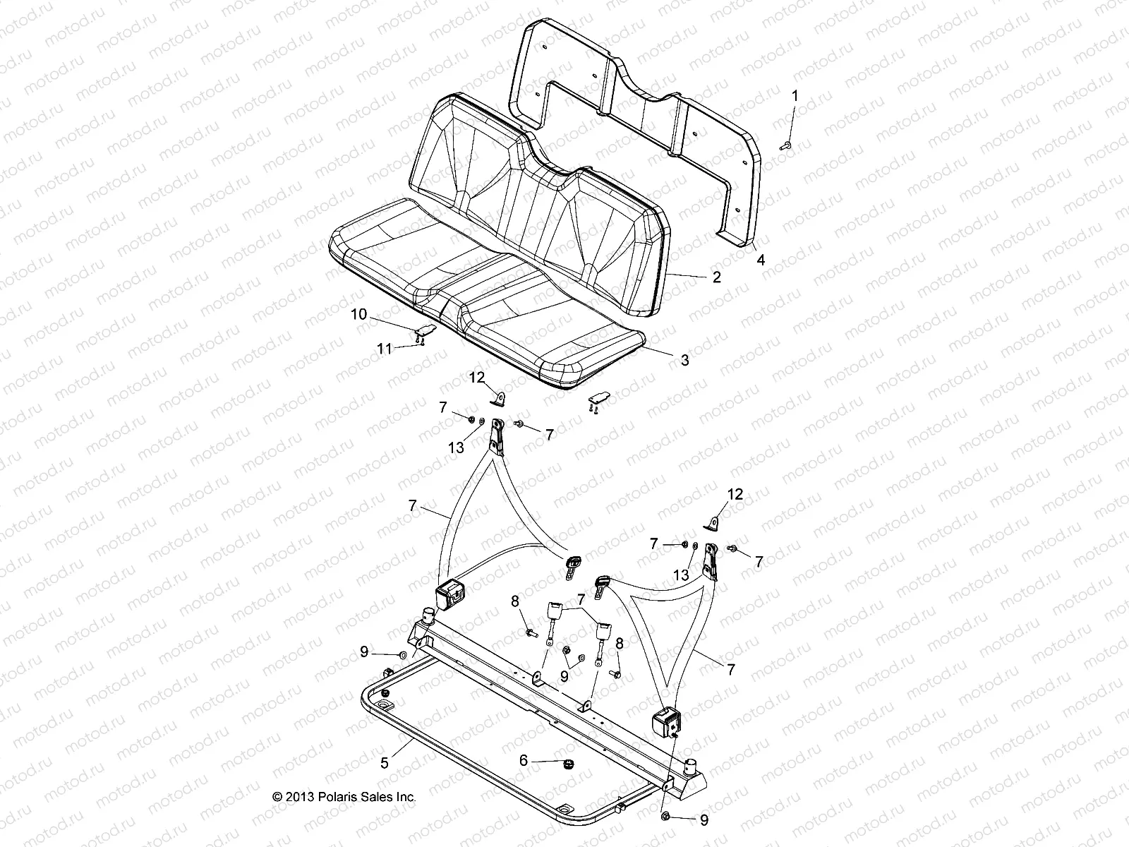 BODY | BODY, SEAT - R14RH45AA (49RGRSEAT14400)