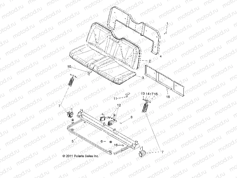 BODY | BODY, SEAT - R14WH57AA/AC/AR/6EAT (49RGRSEAT14570CREW)