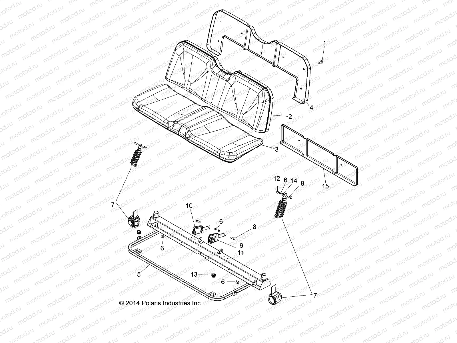 BODY | BODY, SEAT - R15RNA57AA/AC/AR/E57AS (49RGRSEAT15570MC)