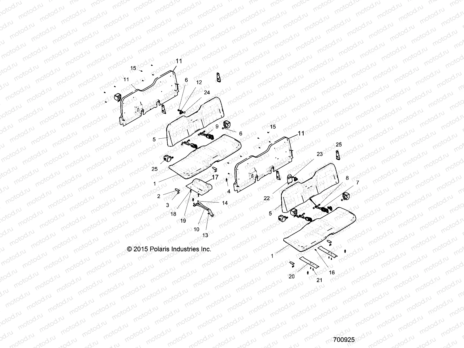 BODY | BODY, SEAT - R16RDA57A1/B1 (700925)