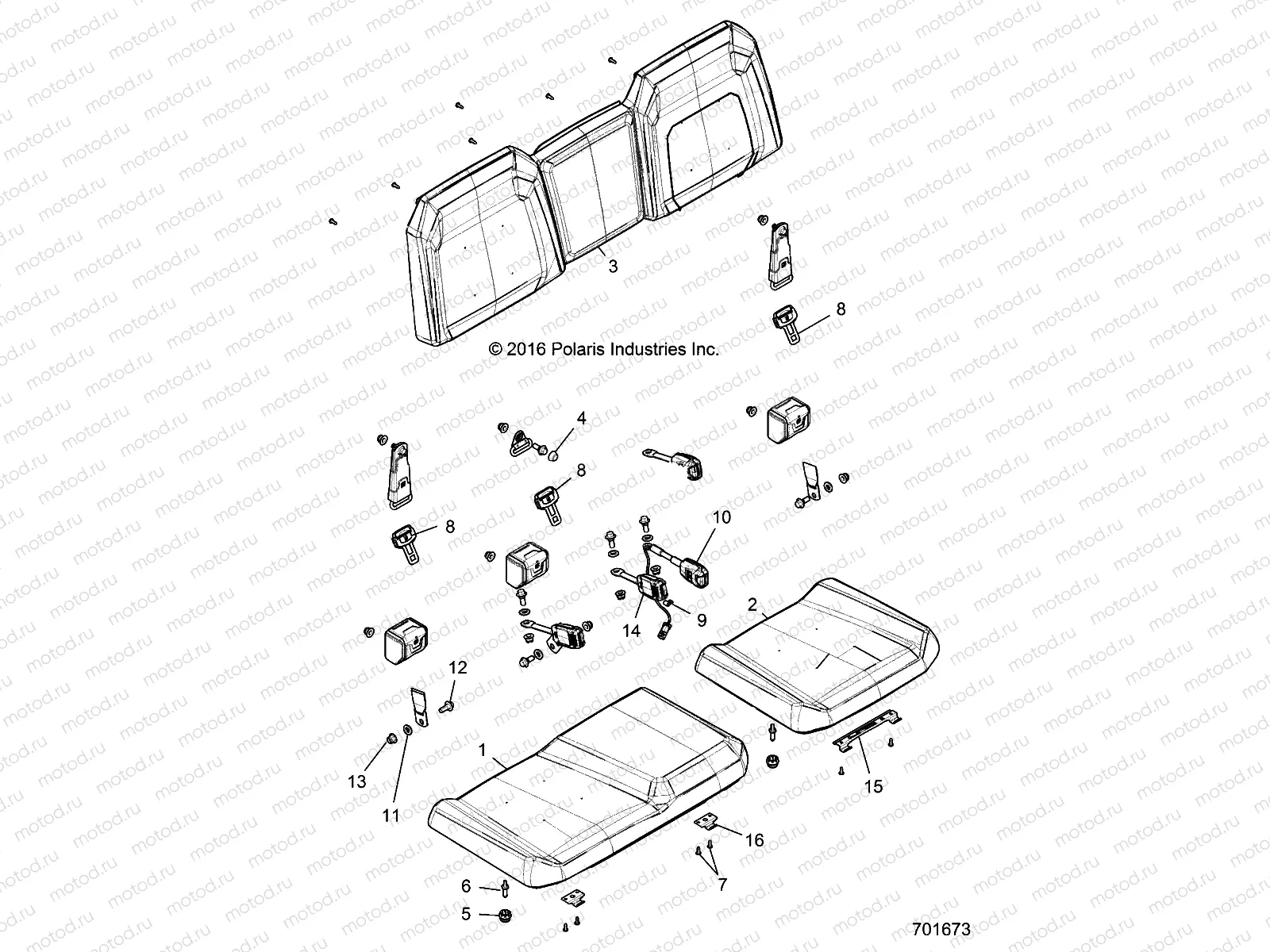 BODY | BODY, SEAT - R17RTED1F1 (701673)