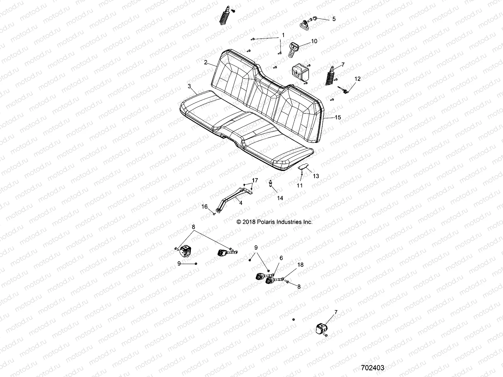 BODY | BODY, SEAT - R20CCA57A1/A7 (702403)