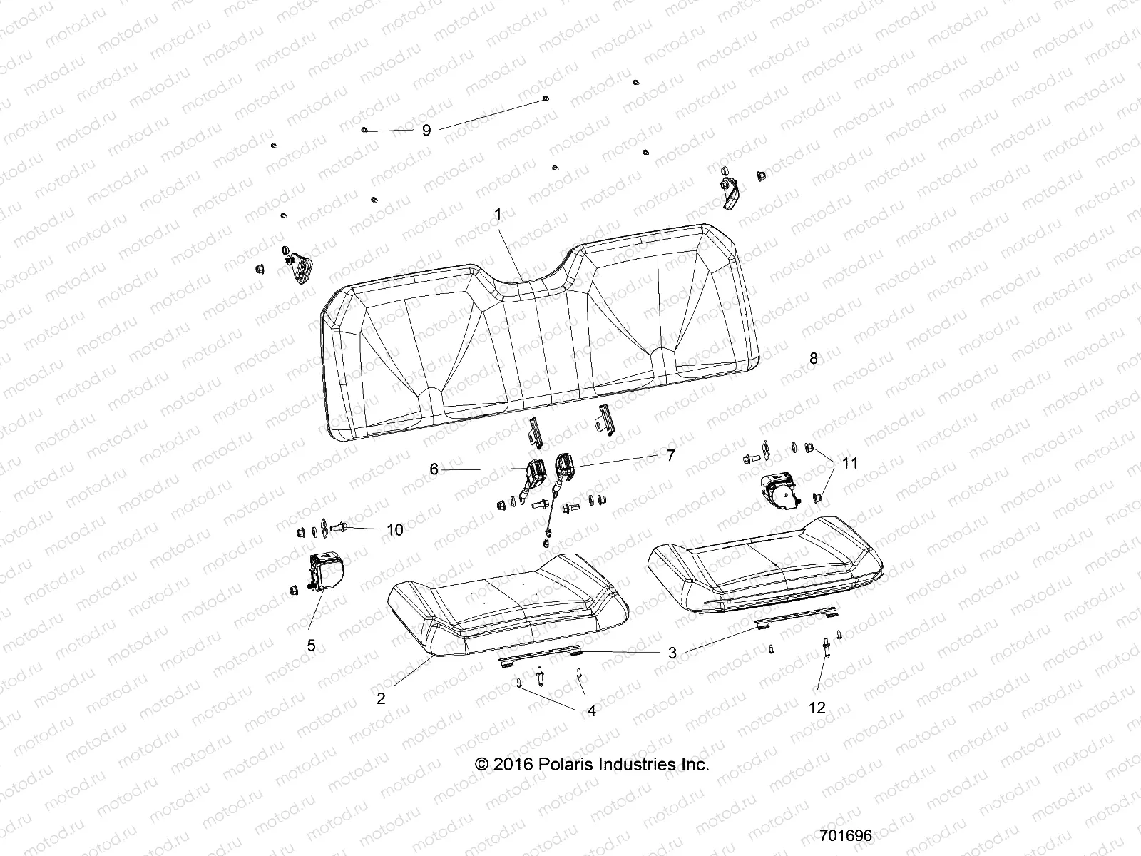 BODY | BODY, SEAT - R20MAA57K1 (701696)