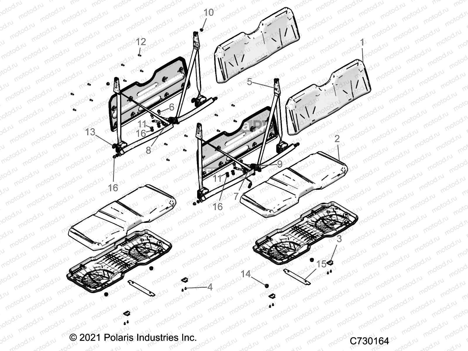 BODY | BODY, SEAT - R22M4A57B1/EB5/B9 (C730164)