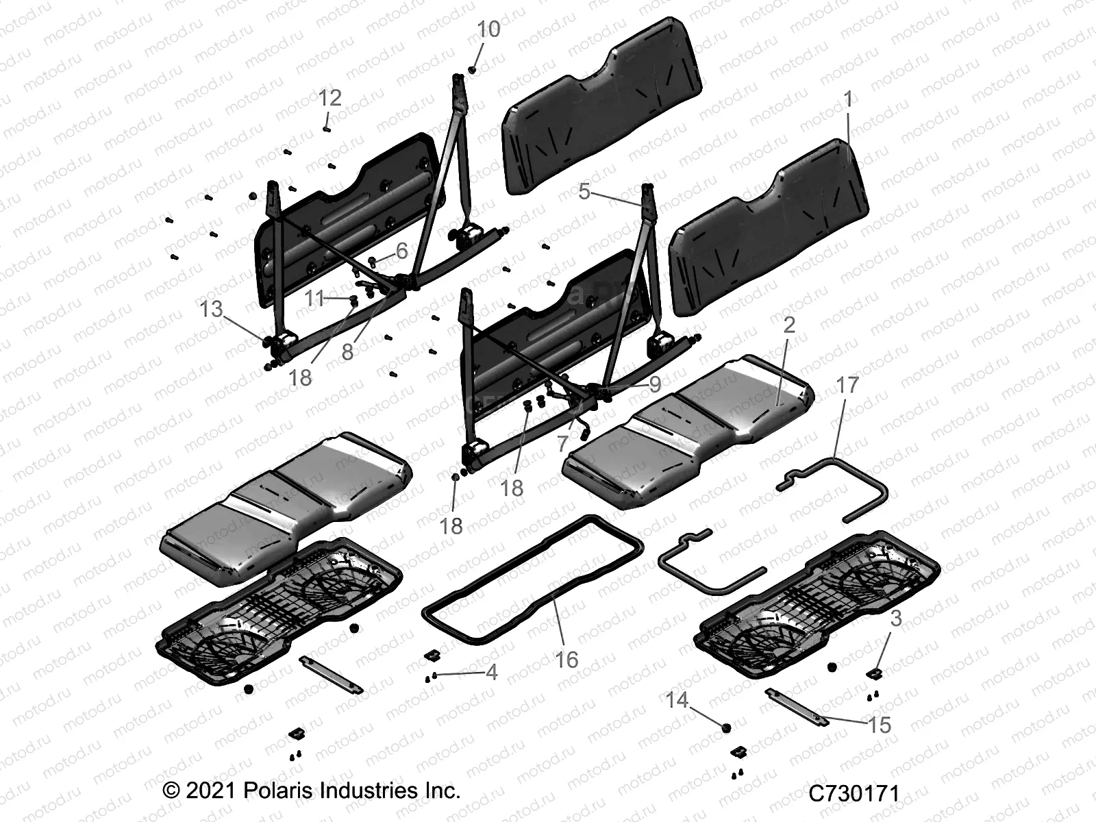 BODY | BODY, SEAT - R22M4U57B5 (C730171)