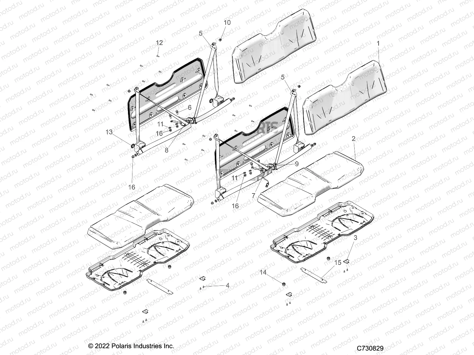 BODY | BODY, SEAT - R23M4A57B1/EB4/B9 (C730829)