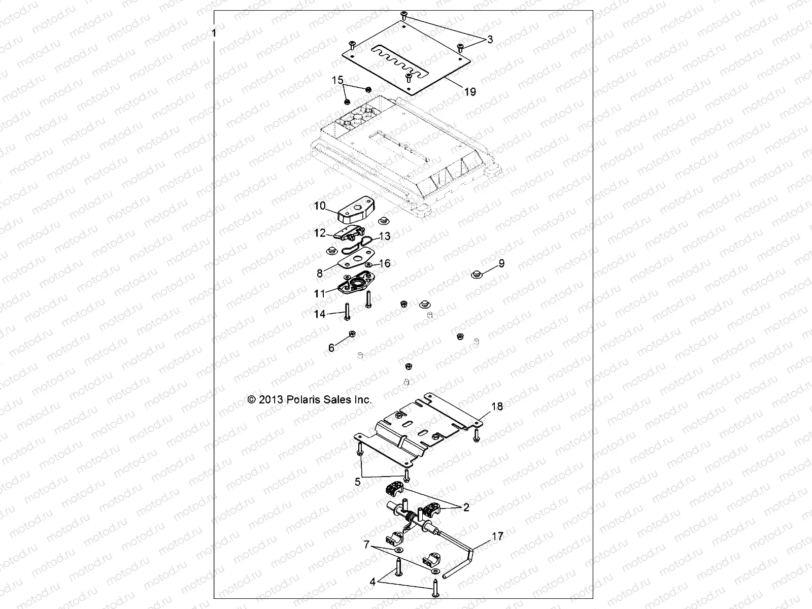 BODY | BODY, SEAT SLIDER - R13XT9EAL (49RGRSEATSLDR13JAGX)