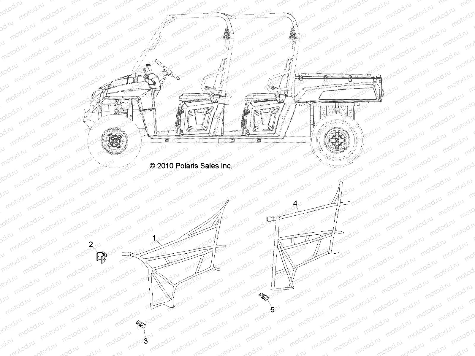 BODY | BODY, SIDE NETS - R12WH90DG (49RGRNETS11800CREW)
