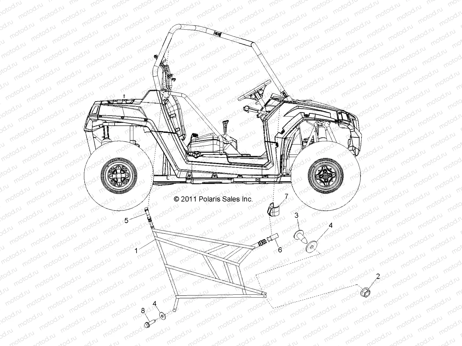 BODY | BODY, SIDE NETS - R13VE76AD/AI/AW/7EAS/EAT (49RGRNETS12RZRS)