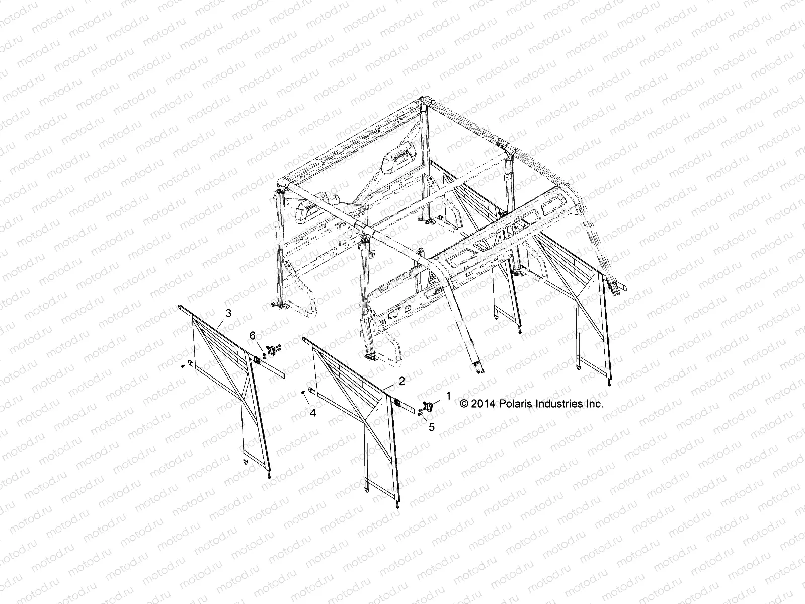 BODY | BODY, SIDE NETS - R15RUAD1AA (49RGRNETS15DCREW)