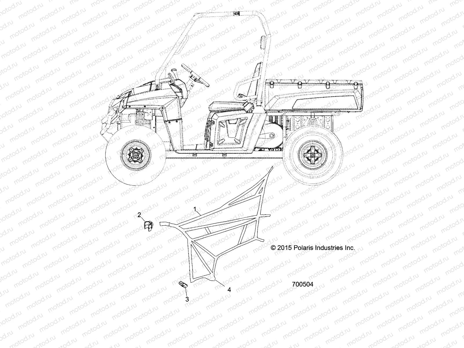 BODY | BODY, SIDE NETS - R16RCA57A1/A4/B1/B4 (700504)