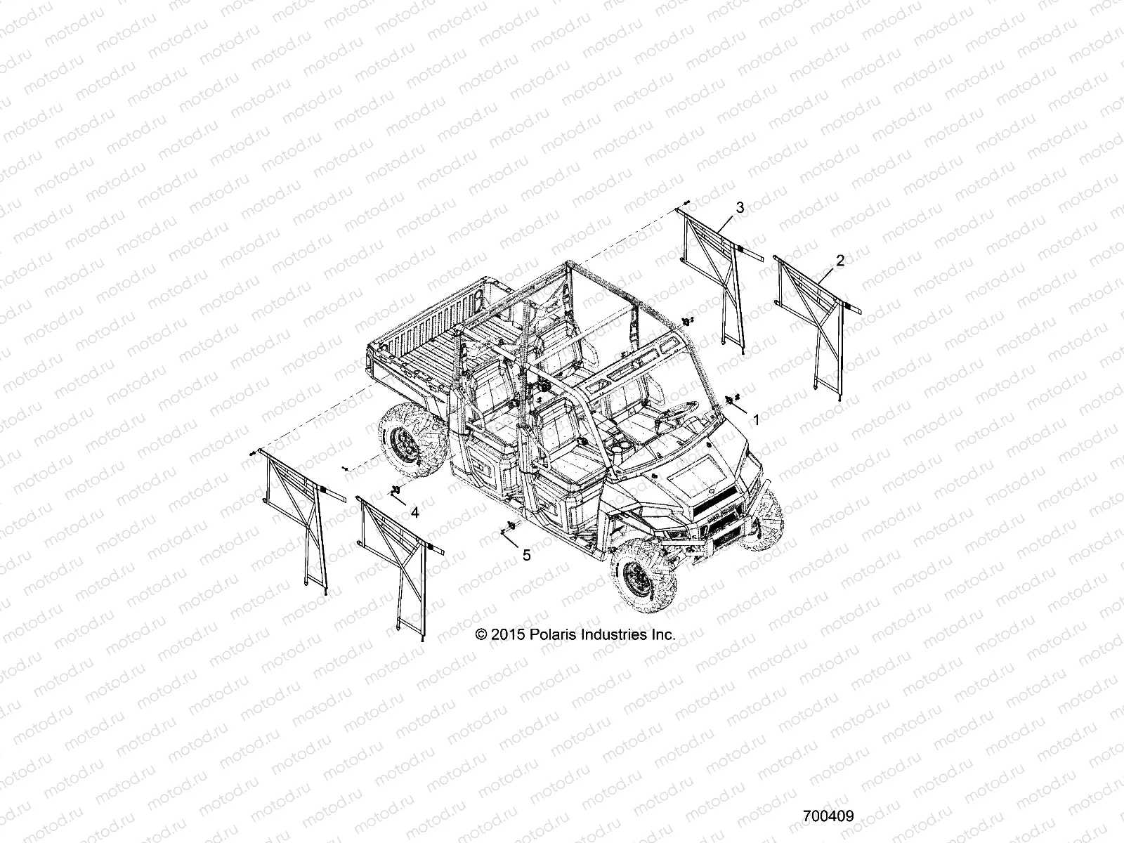 BODY | BODY, SIDE NETS - R16RUA/RUE/RVA/RVE ALL OPTIONS (700409)