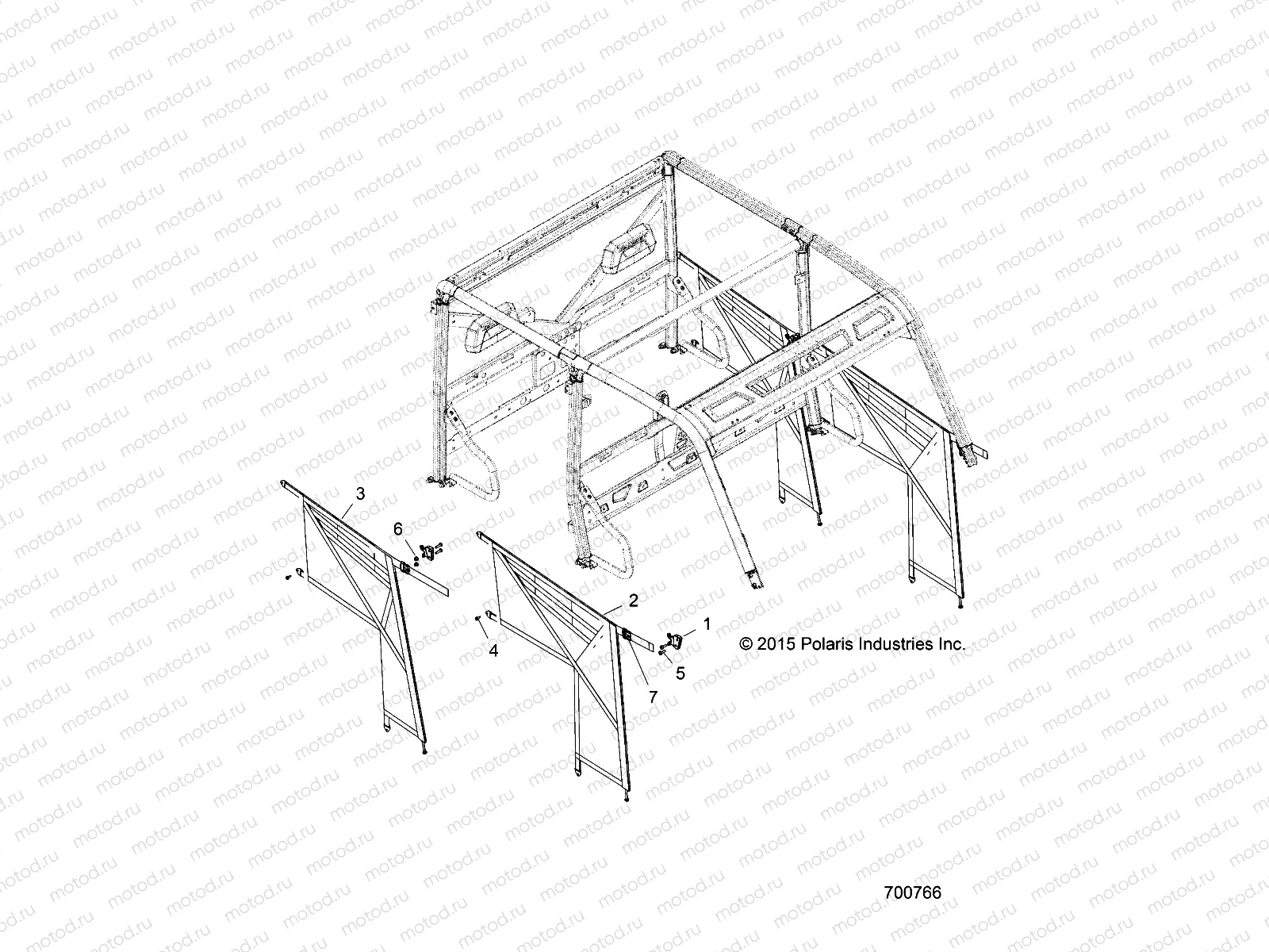 BODY | BODY, SIDE NETS - R16RVA57A1/B1/E57A9/B9 (700766)