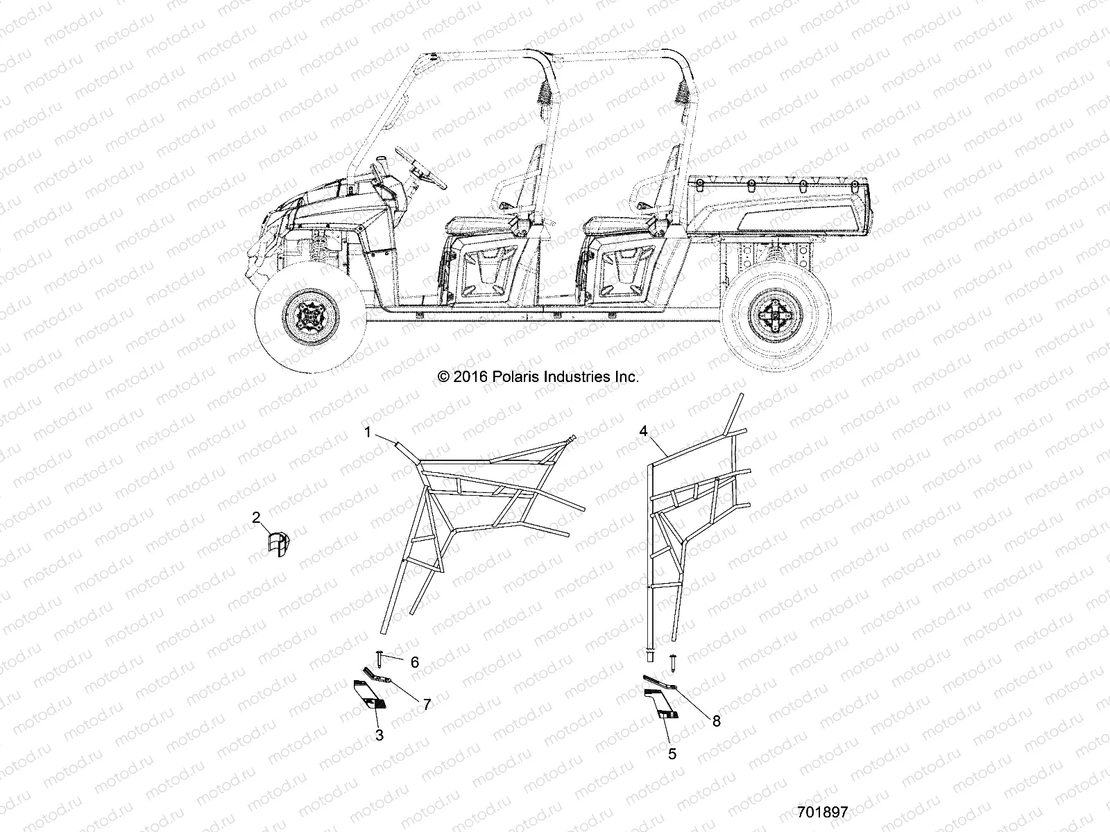 BODY | BODY, SIDE NETS - R22CDA57A1 (701897)