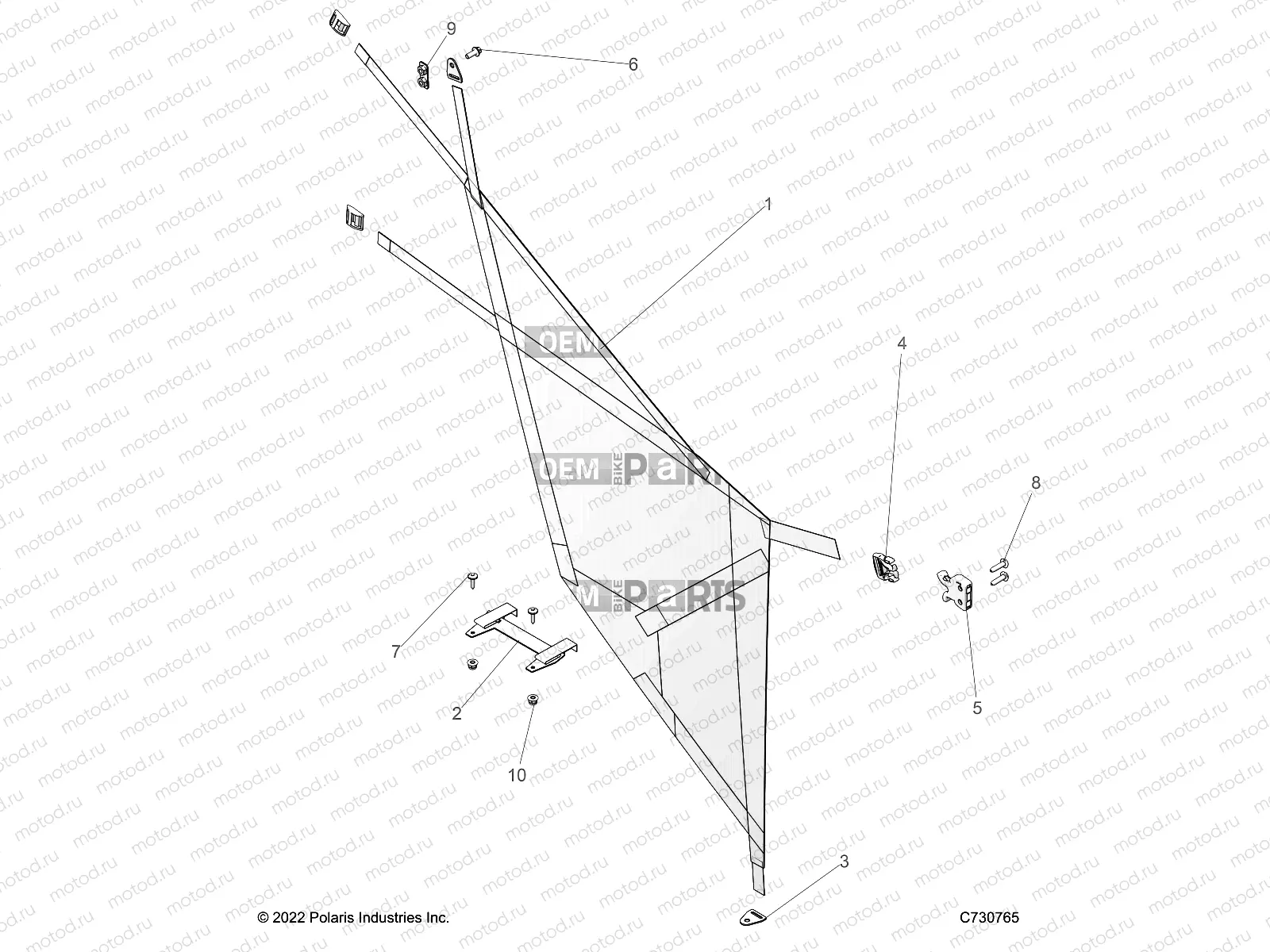 BODY | BODY, SIDE NETS - R23MAA57F1/SC9/CK/F1/F9 (C730765)