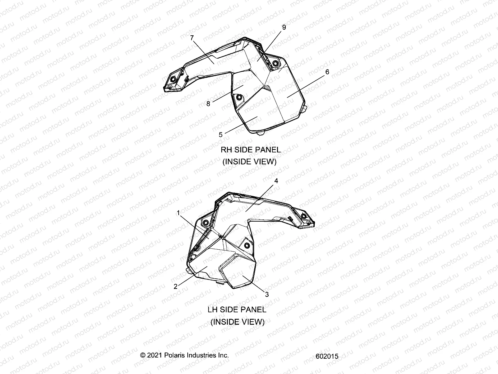 BODY | BODY, SIDE PANEL FOAM/FABRIC - S22TFK6RS/6RE ALL OPTIONS (602015)