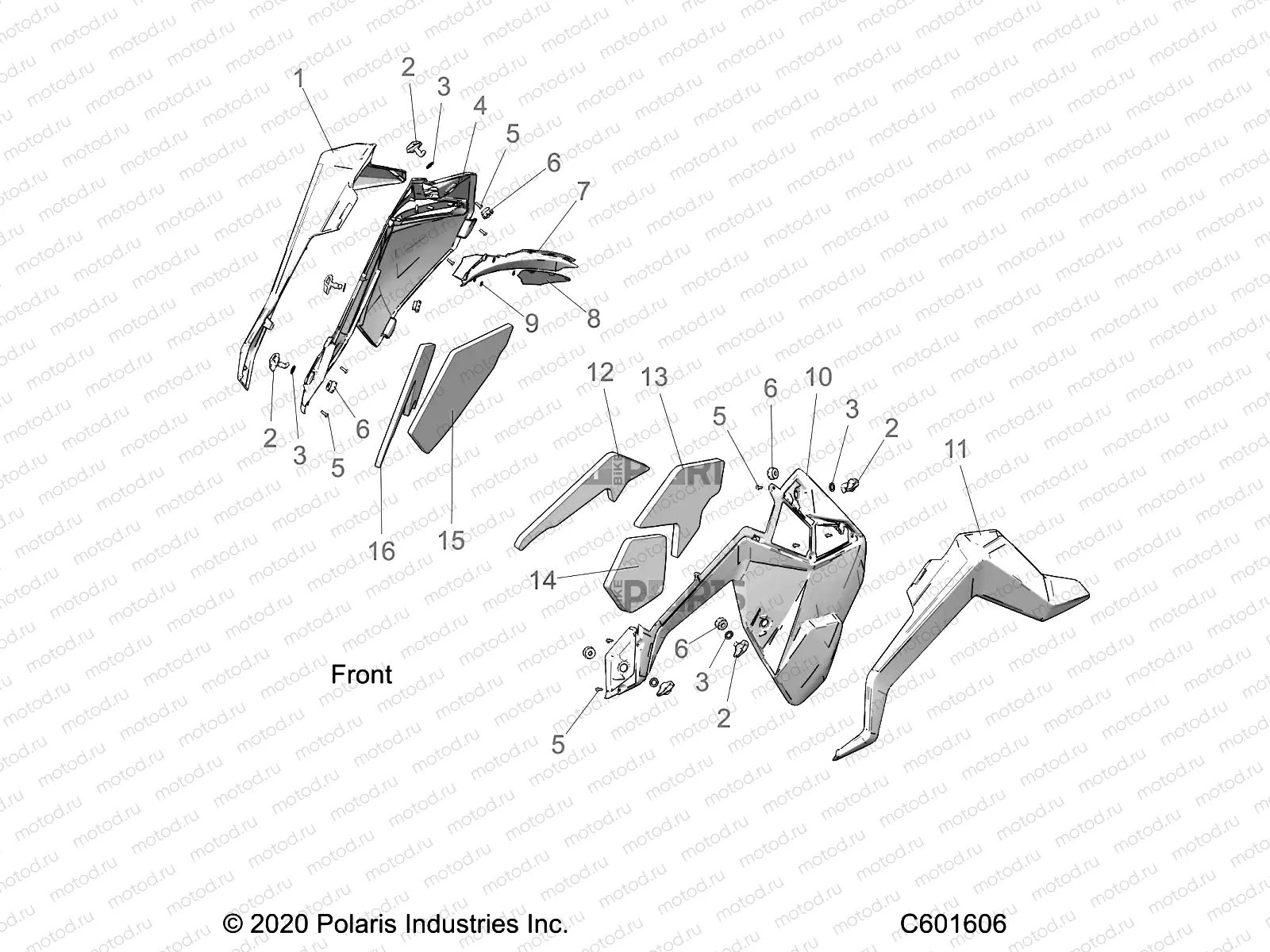 BODY | BODY, SIDE PANELS AND TRIM - S21TLC8RS/8RE ALL OPTIONS (C601606)