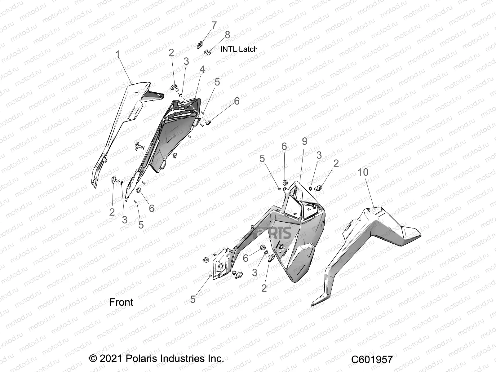 BODY | BODY, SIDE PANELS AND TRIM - S22TFD8RS/8RE ALL OPTIONS (C601957)