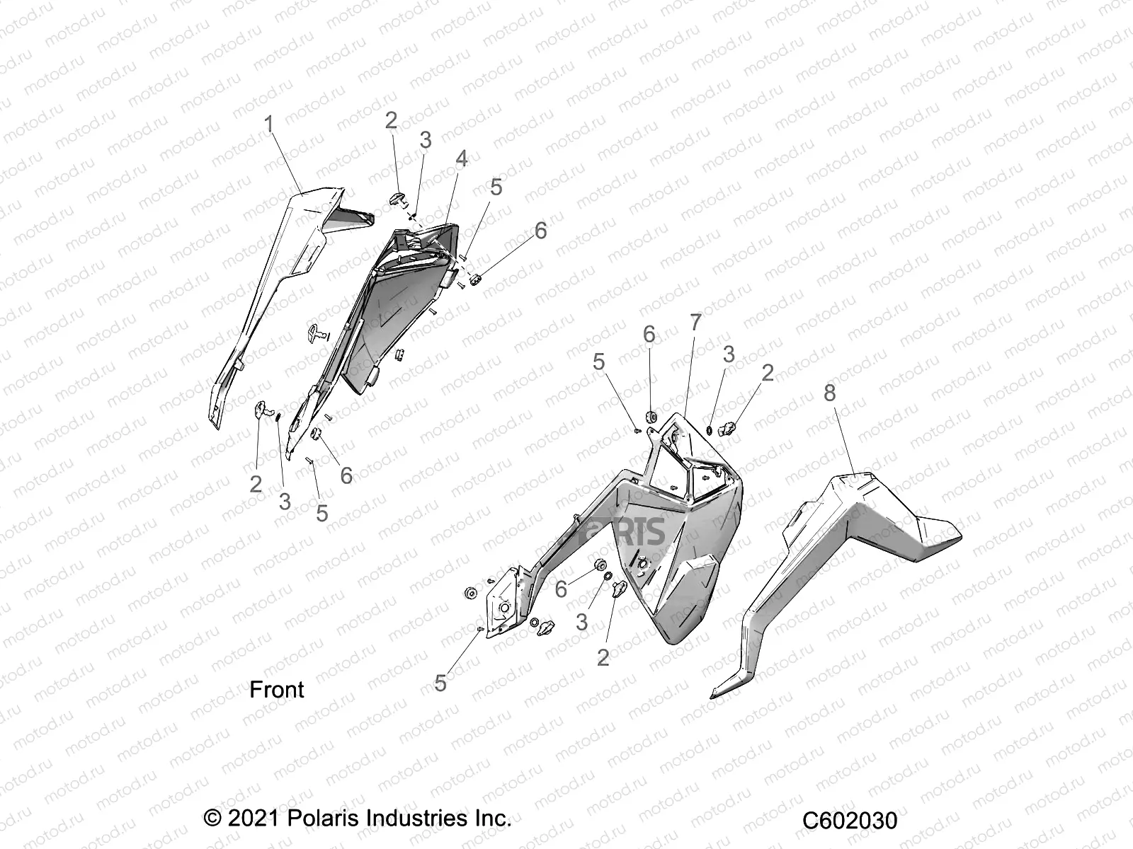 BODY | BODY, SIDE PANELS AND TRIM - S22TGG8RS/TGY8RS ALL OPTIONS (C602030)