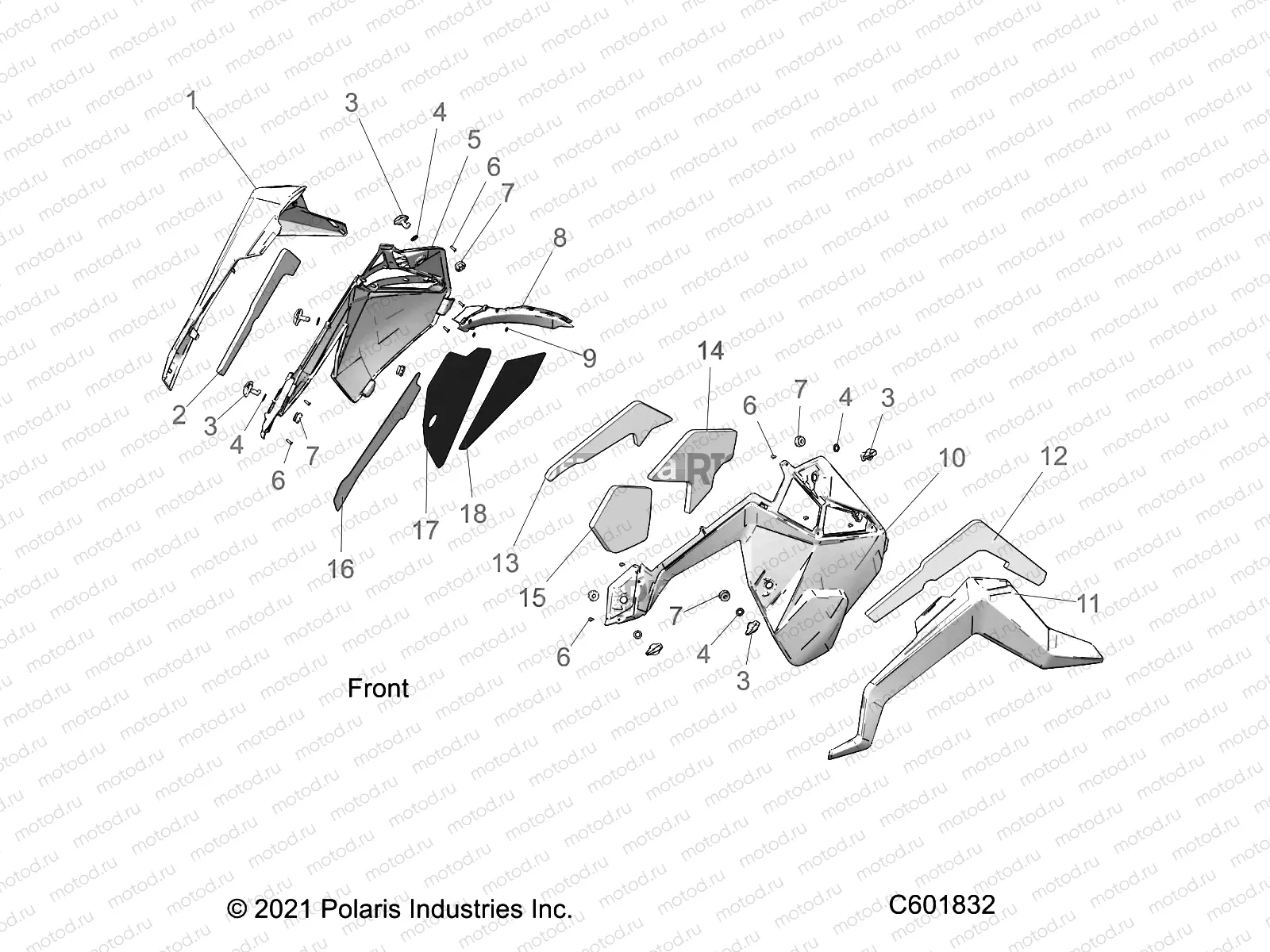 BODY | BODY, SIDE PANELS AND TRIM - S23TDL6KSA (C601832)