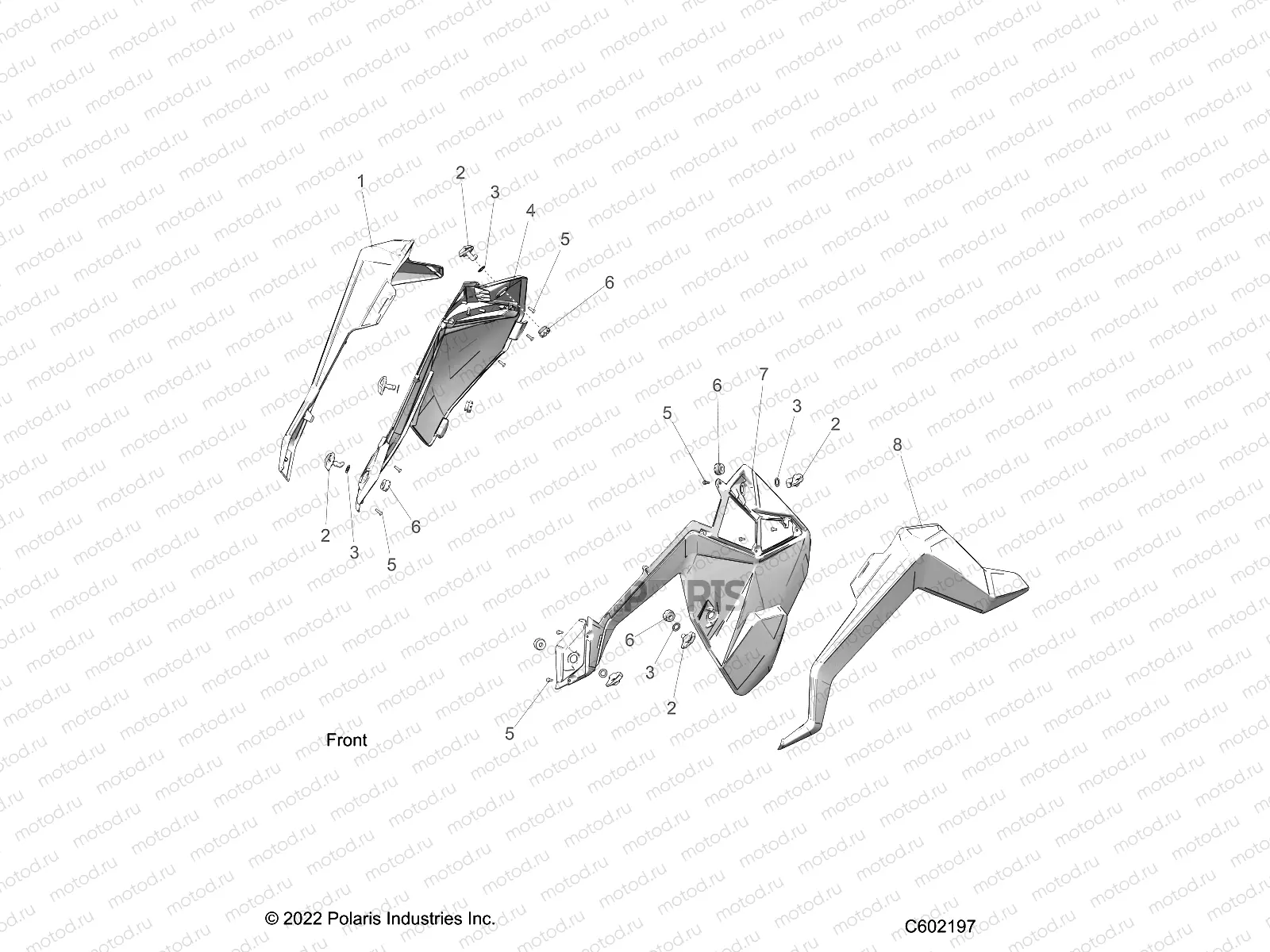 BODY | BODY, SIDE PANELS AND TRIM - S23TFK6RS (C602197)