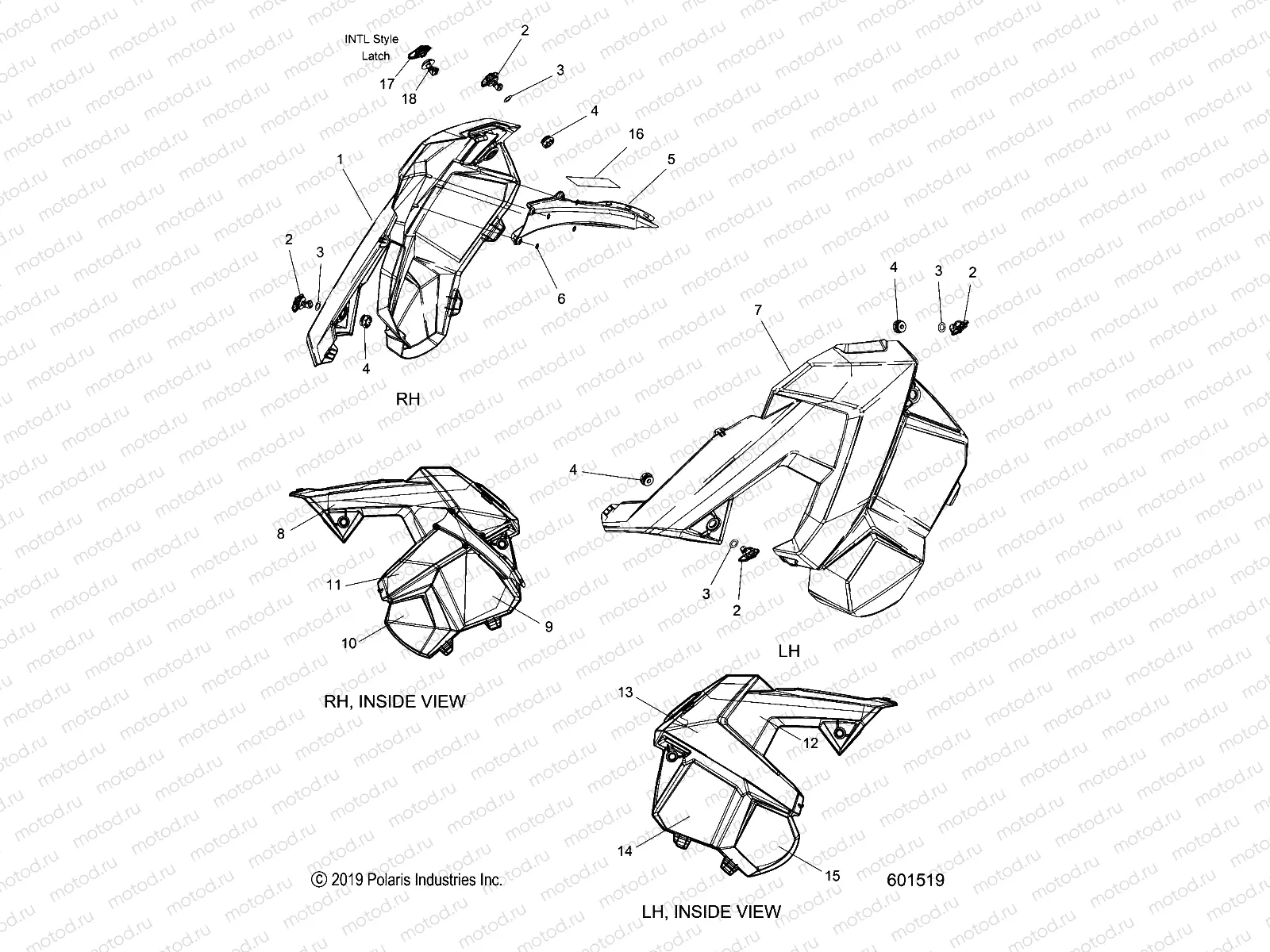 BODY | BODY, SIDE PANELS - S20EEF6PSL/PEL (601519)