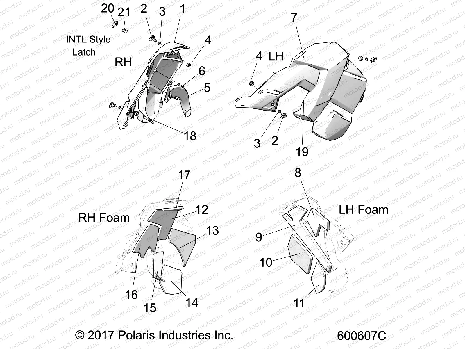 BODY | BODY, SIDE PANELS - S23FJE8PS/8PE (600607C)